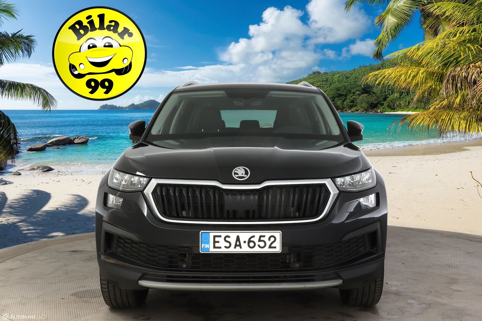 Skoda Kodiaq 2022 2.0 TDI 150 Ambition DSG Autom. ** 7-Paikkainen / Adapt.vakkari / Koukku / LED ** - 3,99 % KORKOTARJOUS TÄHÄN AUTOON - * 7-paikkainen premium maasturi! / Suomi-auto / Merkkiliikkeen huoltohistoria / Kahdet laadukkaat renkaat aluvanteilla *