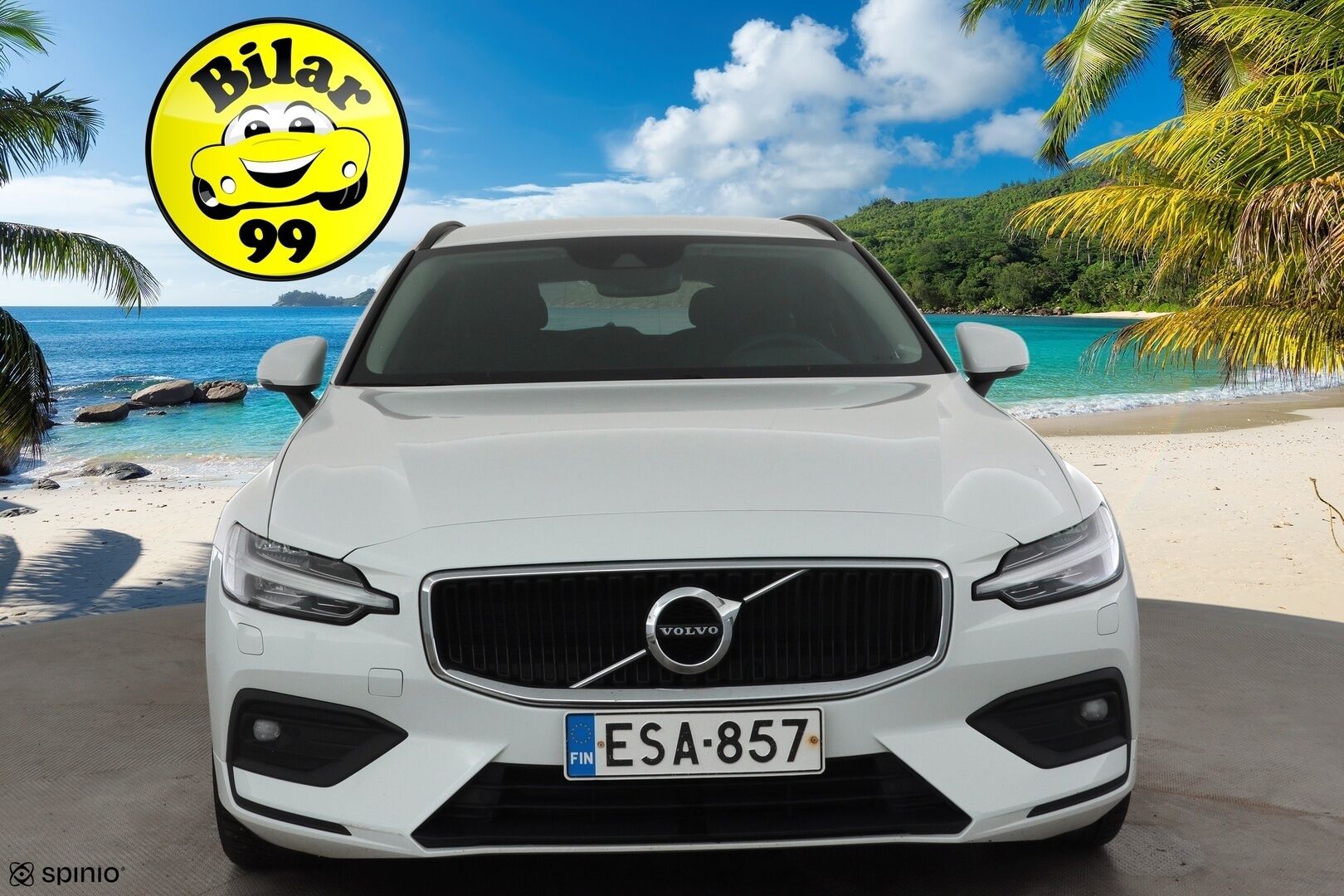 Volvo V60 2022 B4 D-MHEV Business Edition aut * ACC / P.kamera / Full LED / Webasto / Koukku / Navi / KeylessGo / Sähköluukku * - 1.Om Suomi-auto / Kahdet renkaat aluvanteilla