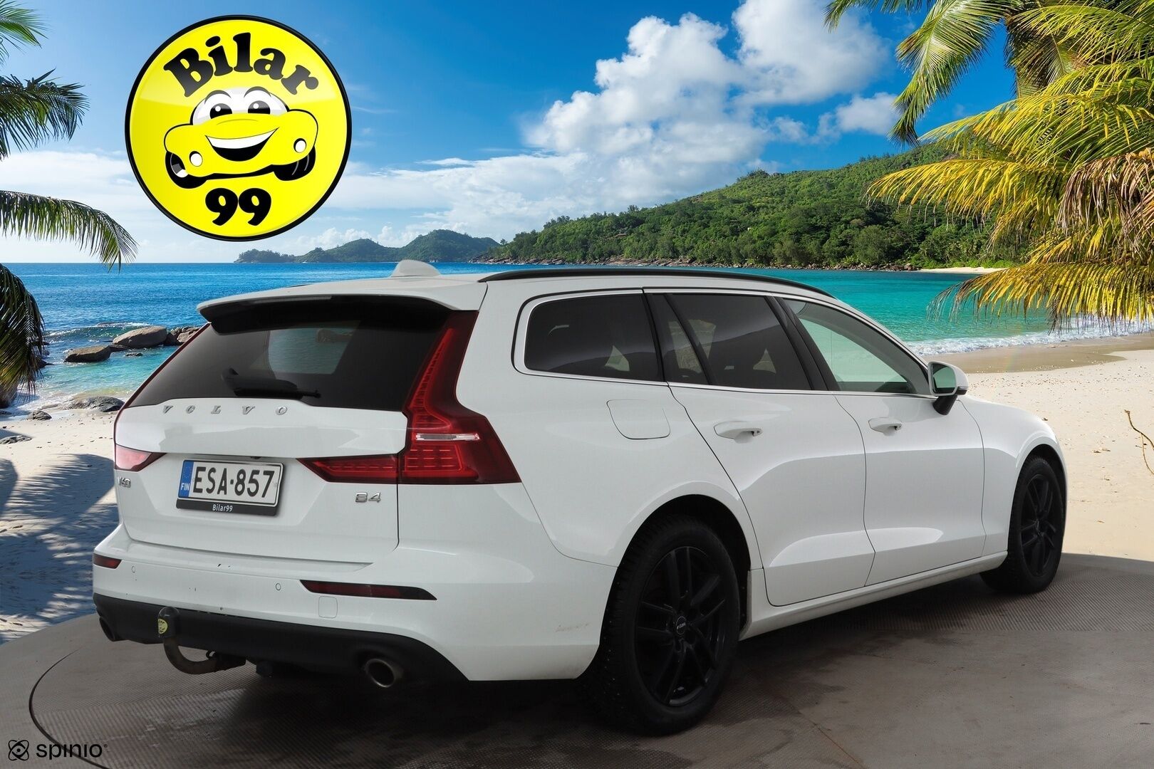 Volvo V60 2022 B4 D-MHEV Business Edition aut * ACC / P.kamera / Full LED / Webasto / Koukku / Navi / KeylessGo / Sähköluukku * - 1.Om Suomi-auto / Kahdet renkaat aluvanteilla