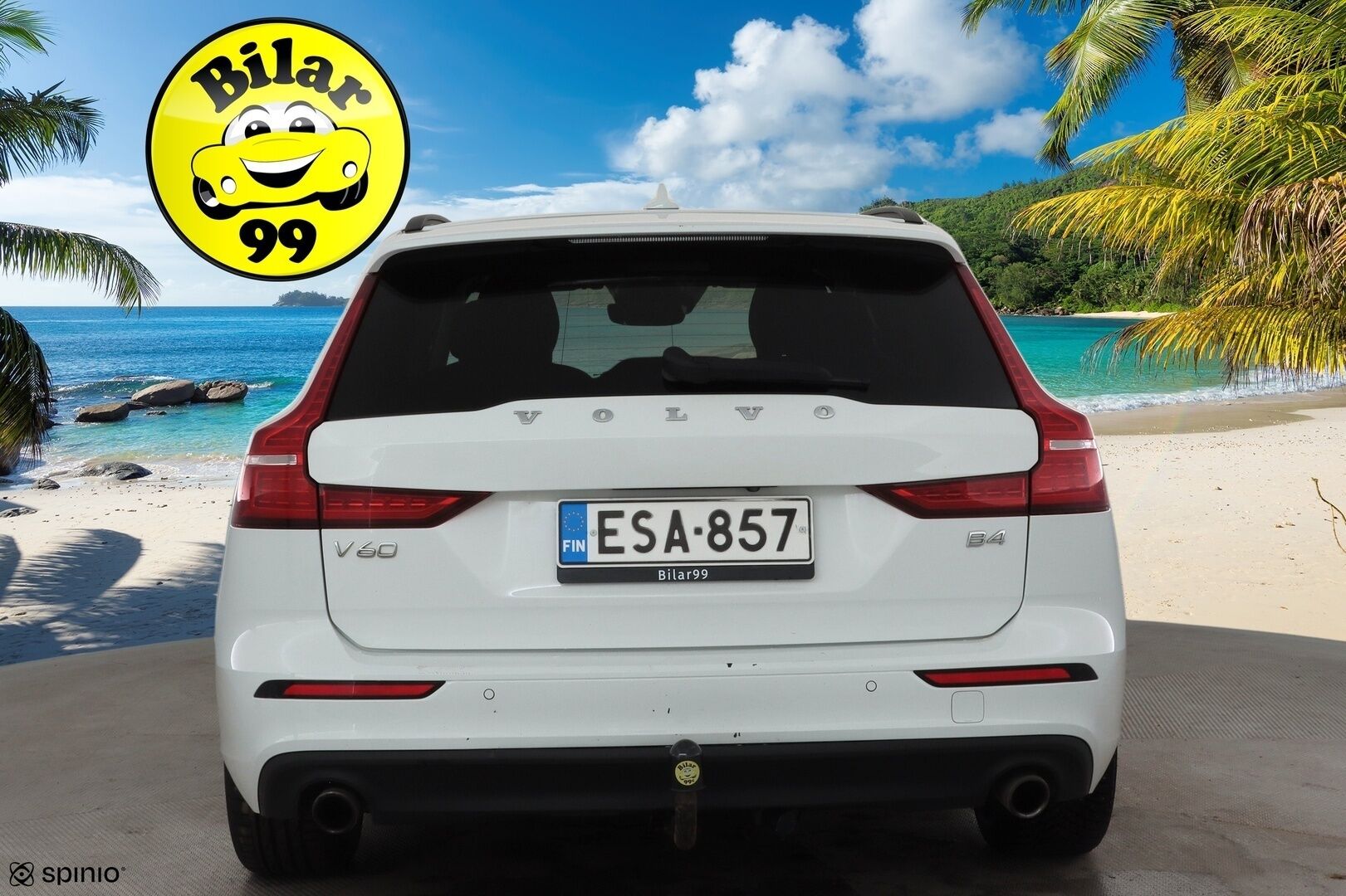 Volvo V60 2022 B4 D-MHEV Business Edition aut * ACC / P.kamera / Full LED / Webasto / Koukku / Navi / KeylessGo / Sähköluukku * - 1.Om Suomi-auto / Kahdet renkaat aluvanteilla