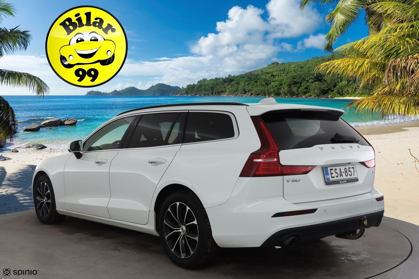Volvo V60 2022 B4 D-MHEV Business Edition aut * ACC / P.kamera / Full LED / Webasto / Koukku / Navi / KeylessGo / Sähköluukku * - 1.Om Suomi-auto / Kahdet renkaat aluvanteilla