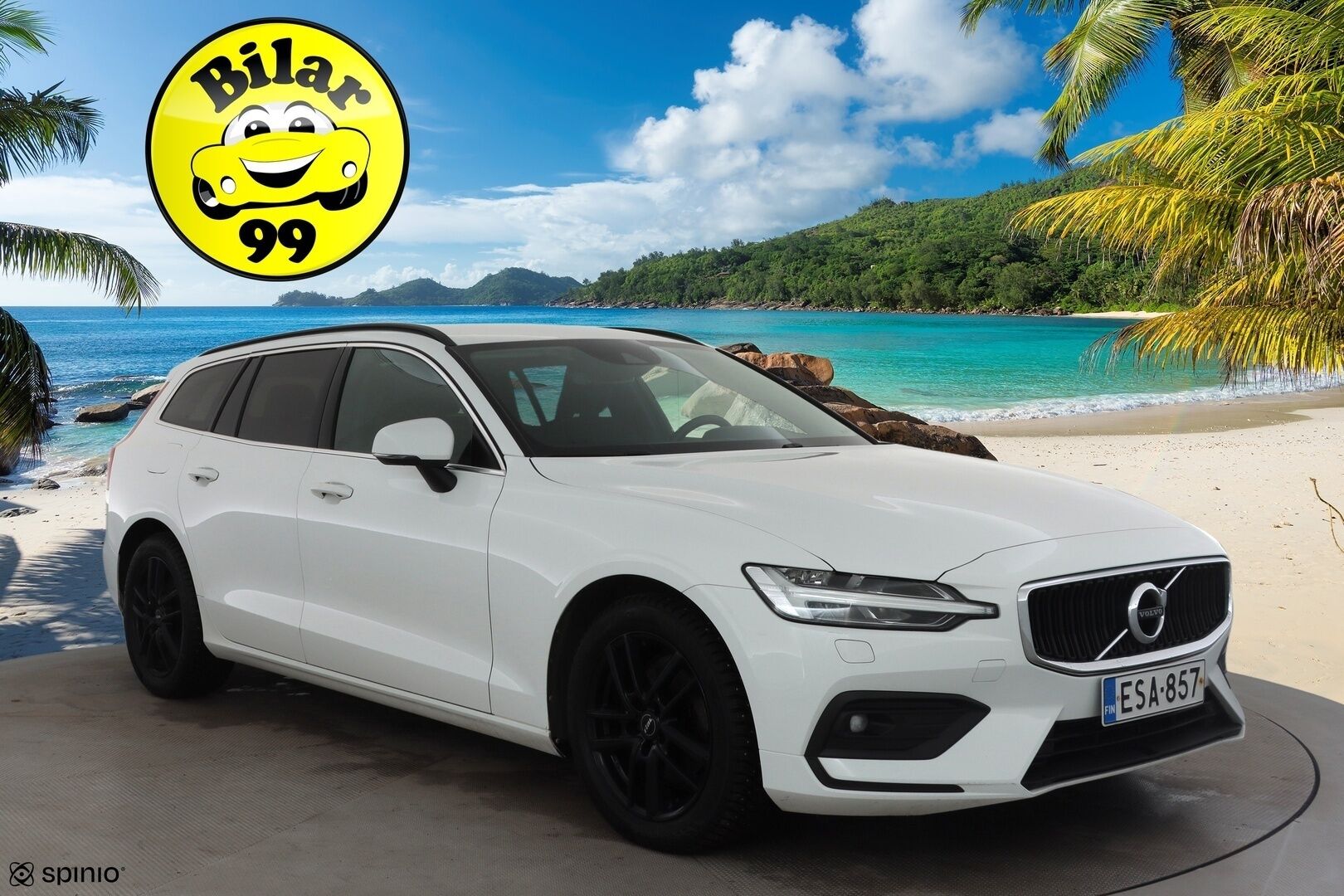 Volvo V60 2022 B4 D-MHEV Business Edition aut * ACC / P.kamera / Full LED / Webasto / Koukku / Navi / KeylessGo / Sähköluukku * - 1.Om Suomi-auto / Kahdet renkaat aluvanteilla