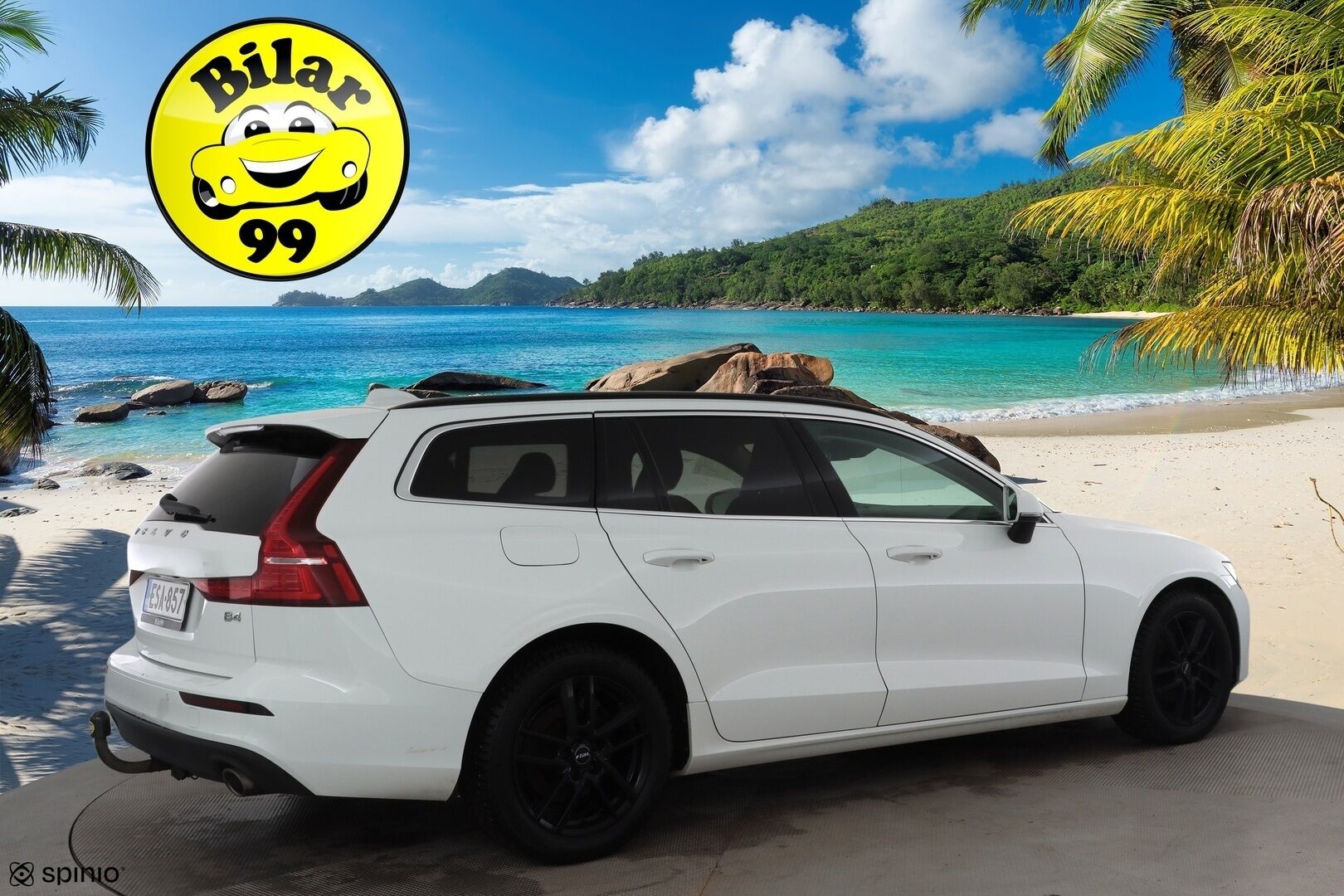 Volvo V60 2022 B4 D-MHEV Business Edition aut * ACC / P.kamera / Full LED / Webasto / Koukku / Navi / KeylessGo / Sähköluukku * - 1.Om Suomi-auto / Kahdet renkaat aluvanteilla