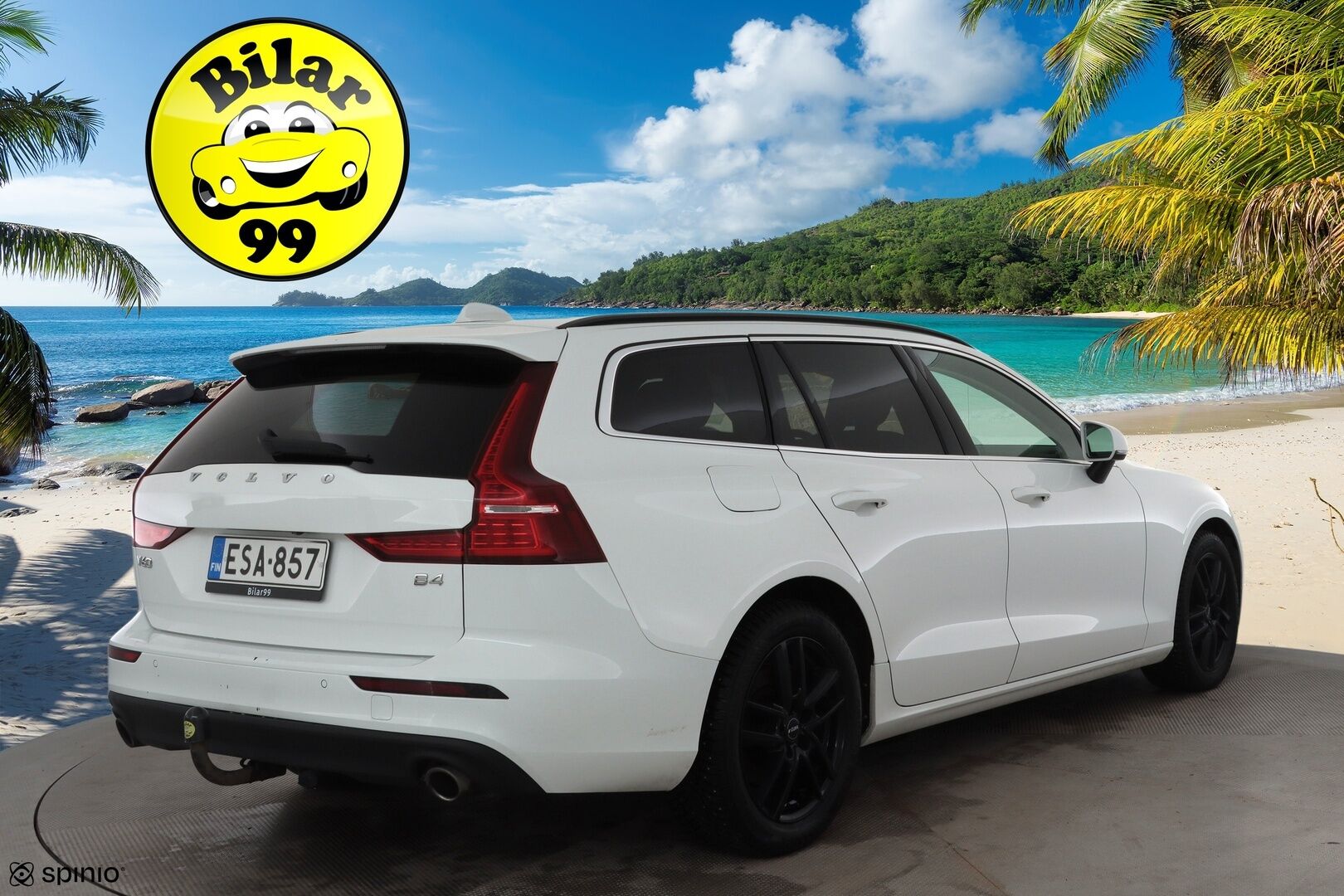 Volvo V60 2022 B4 D-MHEV Business Edition aut * ACC / P.kamera / Full LED / Webasto / Koukku / Navi / KeylessGo / Sähköluukku * - 1.Om Suomi-auto / Kahdet renkaat aluvanteilla