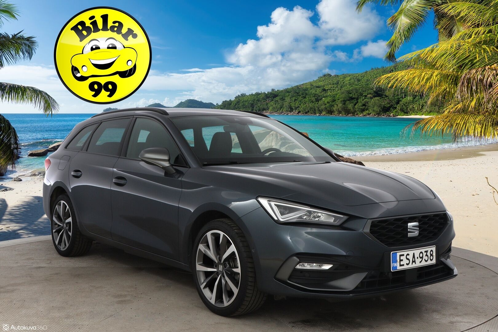 Seat Leon 2021 1,4 PHEV 204 eHybrid FR DSG - Adapt.Vakkari / Vetokoukku / Digimittari / Navi / Puolinahat /  LED / Keyless / Lohko / Ratinlämmitin / Merkkihuollettu! 
