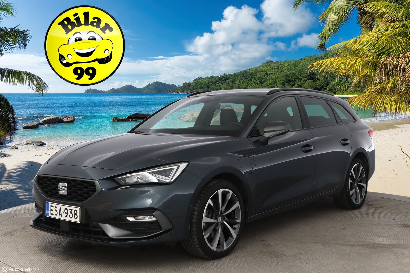Seat Leon 2021 1,4 PHEV 204 eHybrid FR DSG - Adapt.Vakkari / Vetokoukku / Digimittari / Navi / Puolinahat /  LED / Keyless / Lohko / Ratinlämmitin / Merkkihuollettu! 