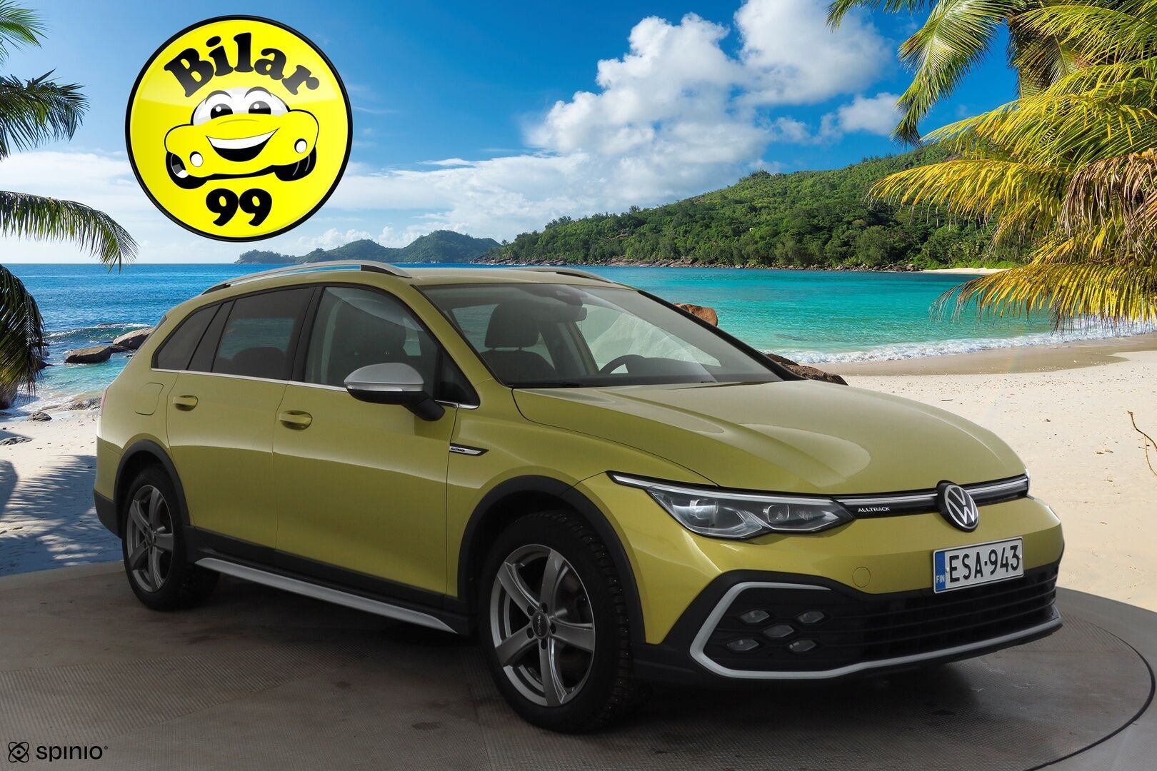 Volkswagen Golf 2022 Variant Alltrack 2,0 TDI 147 kW 4MOTION DSG. *ACC / Harman/Kardon / Webasto / P-Kamera / Keyless / Apple & Android * - 1.Om Suomi-auto / Kahdet renkaat