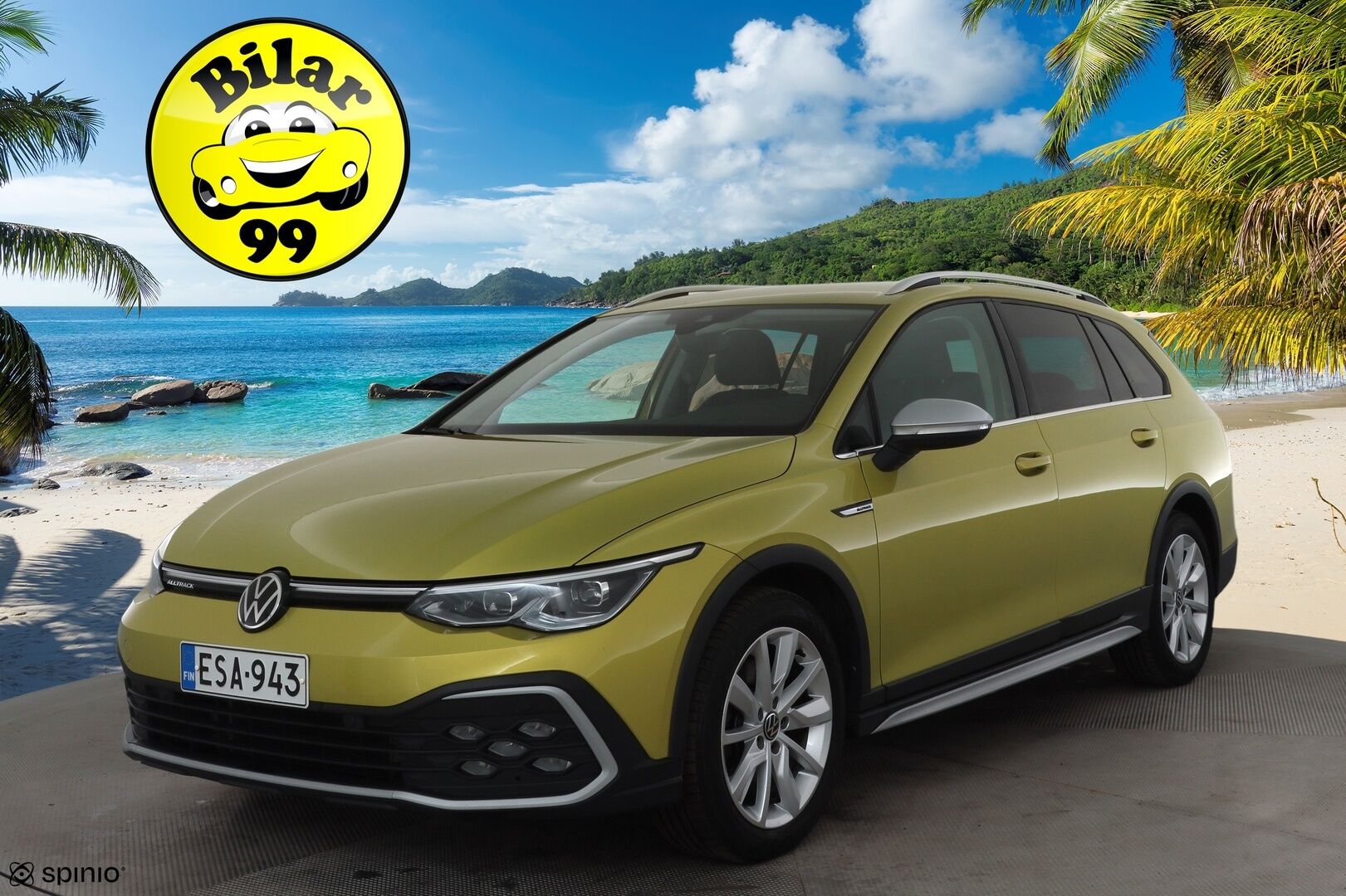 Volkswagen Golf 2022 Variant Alltrack 2,0 TDI 147 kW 4MOTION DSG. *ACC / Harman/Kardon / Webasto / P-Kamera / Keyless / Apple & Android * - 1.Om Suomi-auto / Kahdet renkaat