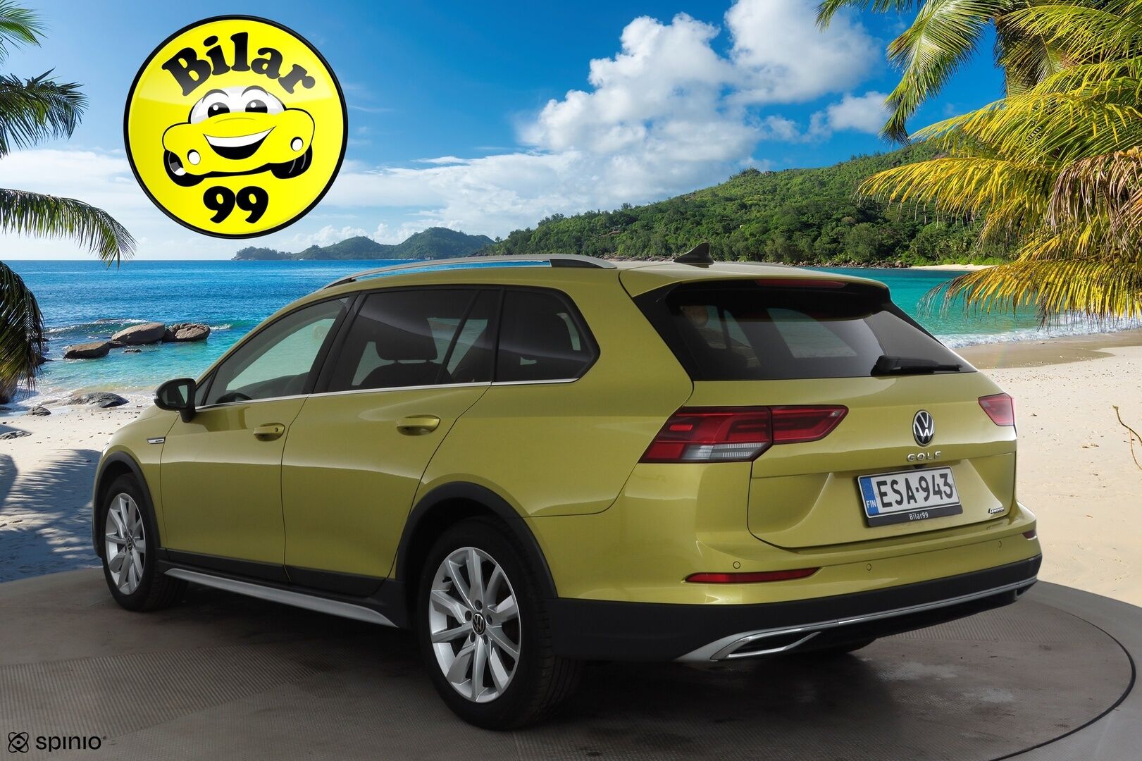 Volkswagen Golf 2022 Variant Alltrack 2,0 TDI 147 kW 4MOTION DSG. *ACC / Harman/Kardon / Webasto / P-Kamera / Keyless / Apple & Android * - 1.Om Suomi-auto / Kahdet renkaat