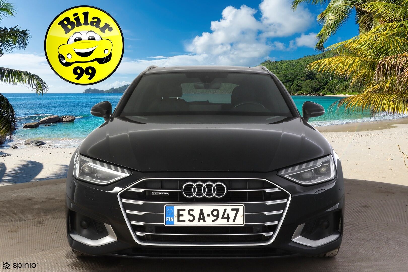 Audi A4 2022 Avant Business Advanced 40 TDI 150 kW MHEV quattro S tronic * Webasto / Koukku / ACC / Matrix / P.Kamera / Sportpenkit * - Super varusteet! / Panorama / 1-om Suomi-auto / Kahdet renkaat aluvanteilla / Merkkihuollot - HULLUT AVAJAISHULINAT KORKOTARJOUS 3,29 %