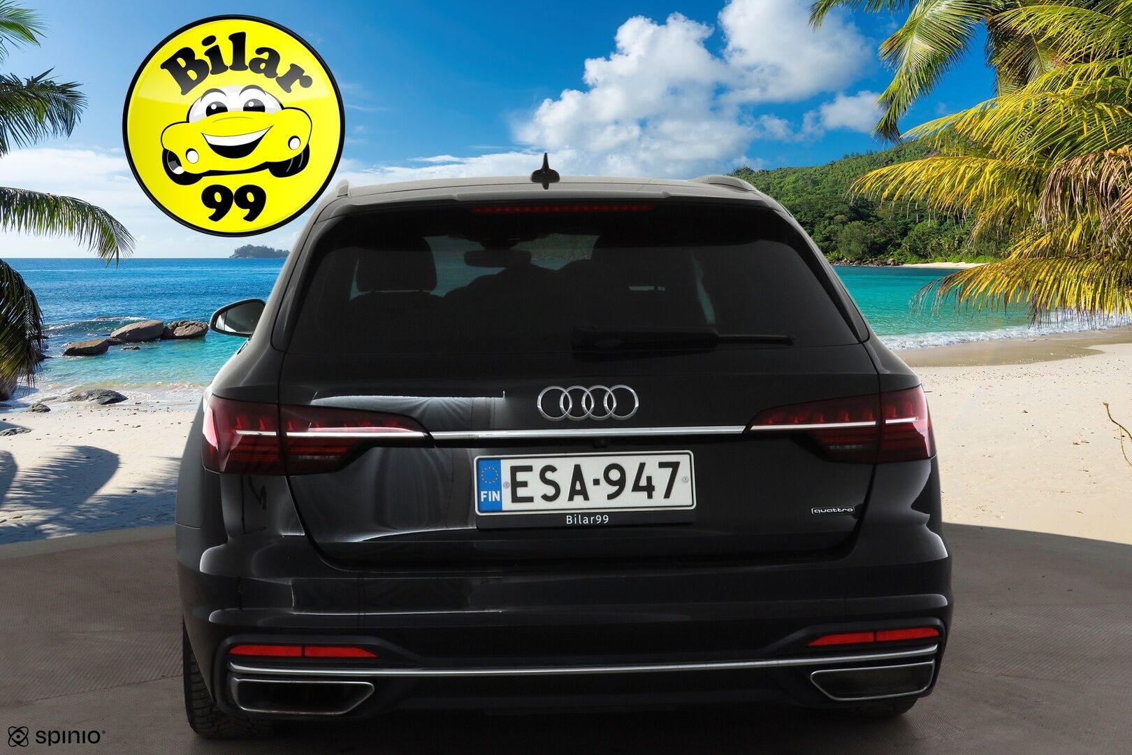 Audi A4 2022 Avant Business Advanced 40 TDI 150 kW MHEV quattro S tronic * Webasto / Koukku / ACC / Matrix / P.Kamera / Sportpenkit * - Panorama / 1-om Suomi-auto / Kahdet renkaat aluvanteilla / Merkkihuollot