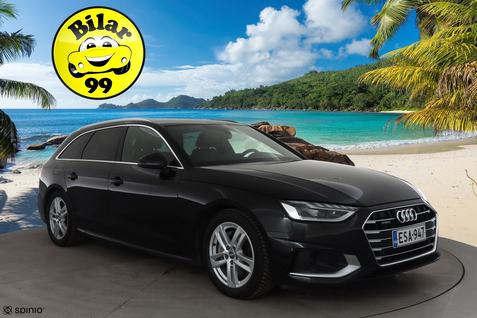 Audi A4 2022 Avant Business Advanced 40 TDI 150 kW MHEV quattro S tronic * Webasto / Koukku / ACC / Matrix / P.Kamera / Sportpenkit * - Panorama / 1-om Suomi-auto / Kahdet renkaat aluvanteilla / Merkkihuollot