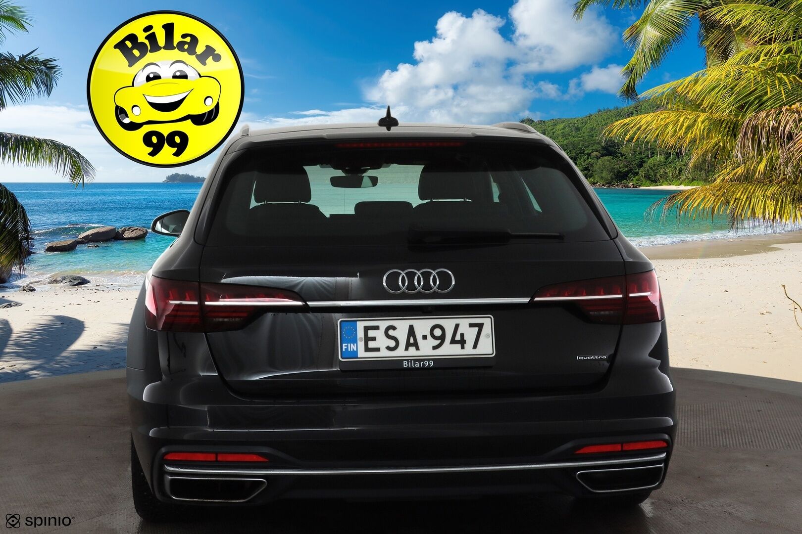 Audi A4 2022 Avant Business Advanced 40 TDI 150 kW MHEV quattro S tronic * Webasto / Koukku / ACC / Matrix / P.Kamera / Sportpenkit * - Panorama / 1-om Suomi-auto / Kahdet renkaat aluvanteilla / Merkkihuollot