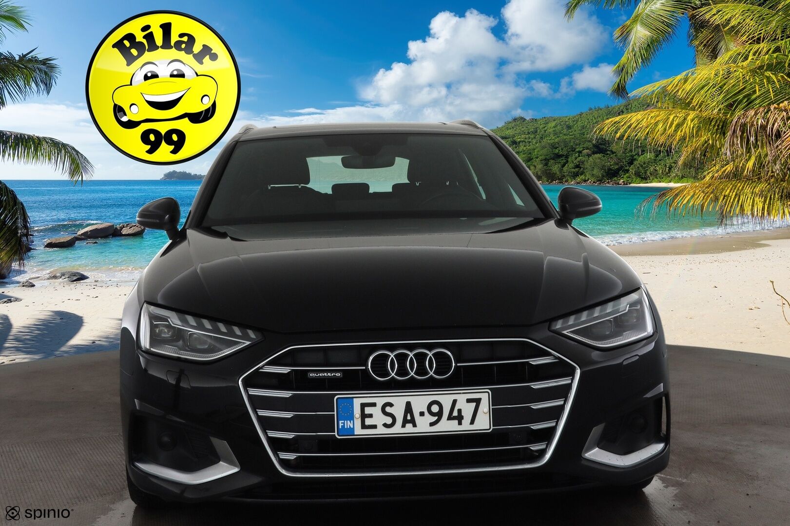 Audi A4 2022 Avant Business Advanced 40 TDI 150 kW MHEV quattro S tronic * Webasto / Koukku / ACC / Matrix / P.Kamera / Sportpenkit * - Panorama / 1-om Suomi-auto / Kahdet renkaat aluvanteilla / Merkkihuollot