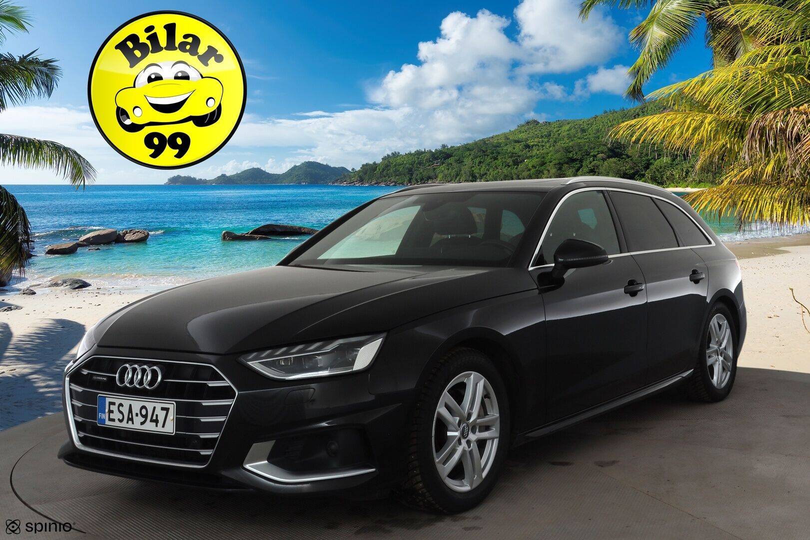 Audi A4 2022 Avant Business Advanced 40 TDI 150 kW MHEV quattro S tronic * Webasto / Koukku / ACC / Matrix / P.Kamera / Sportpenkit * - Panorama / 1-om Suomi-auto / Kahdet renkaat aluvanteilla / Merkkihuollot