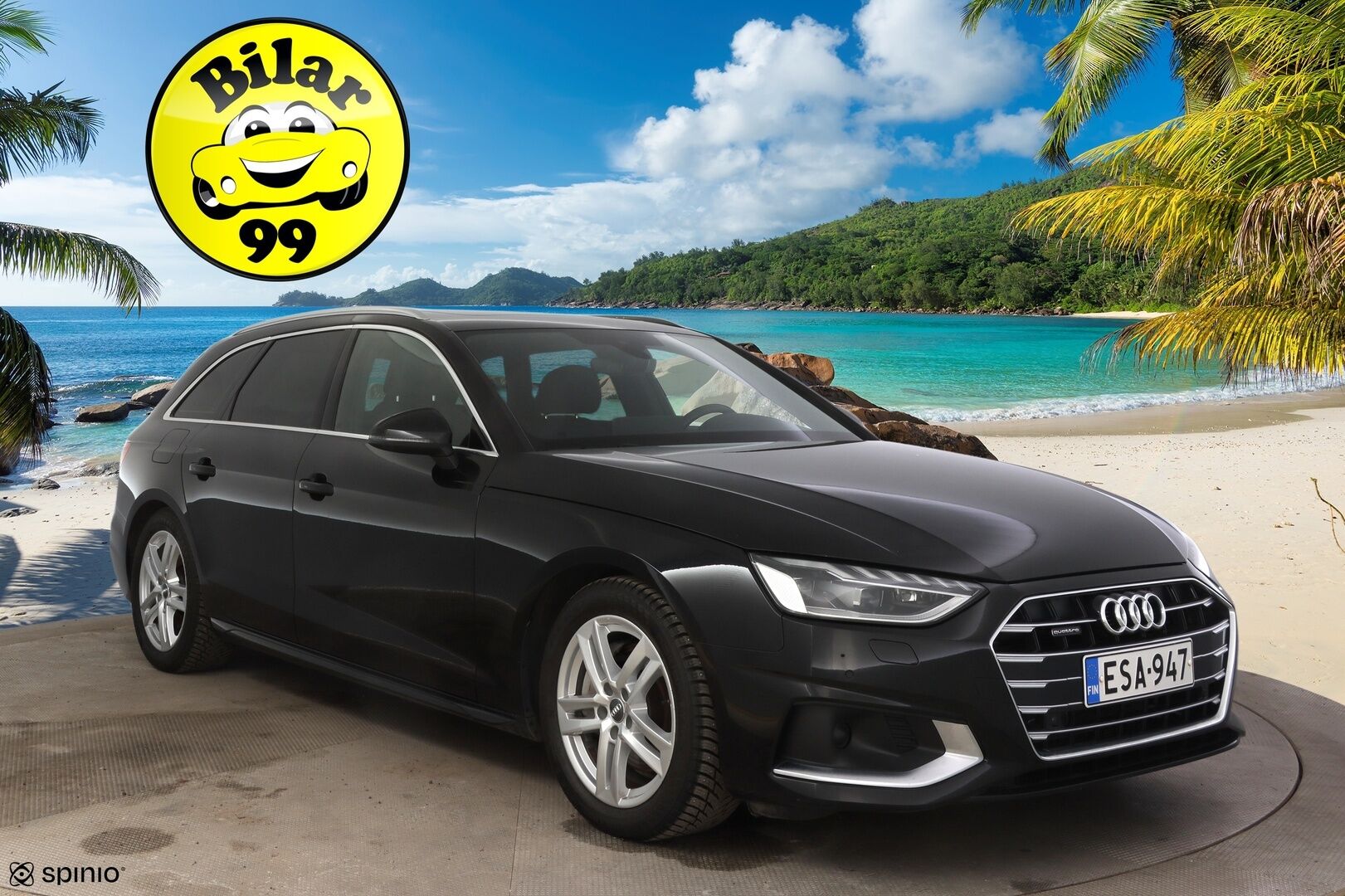 Audi A4 2022 Avant Business Advanced 40 TDI 150 kW MHEV quattro S tronic * Webasto / Koukku / ACC / Matrix / P.Kamera / Sportpenkit * - Super varusteet! / Panorama / 1-om Suomi-auto / Kahdet renkaat aluvanteilla / Merkkihuollot - HULLUT AVAJAISHULINAT KORKOTARJOUS 3,29 %