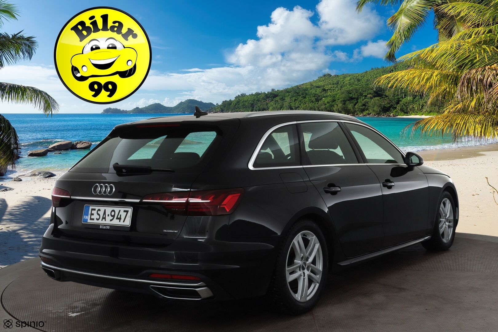 Audi A4 2022 Avant Business Advanced 40 TDI 150 kW MHEV quattro S tronic * Webasto / Koukku / ACC / Matrix / P.Kamera / Sportpenkit * - Panorama / 1-om Suomi-auto / Kahdet renkaat aluvanteilla / Merkkihuollot