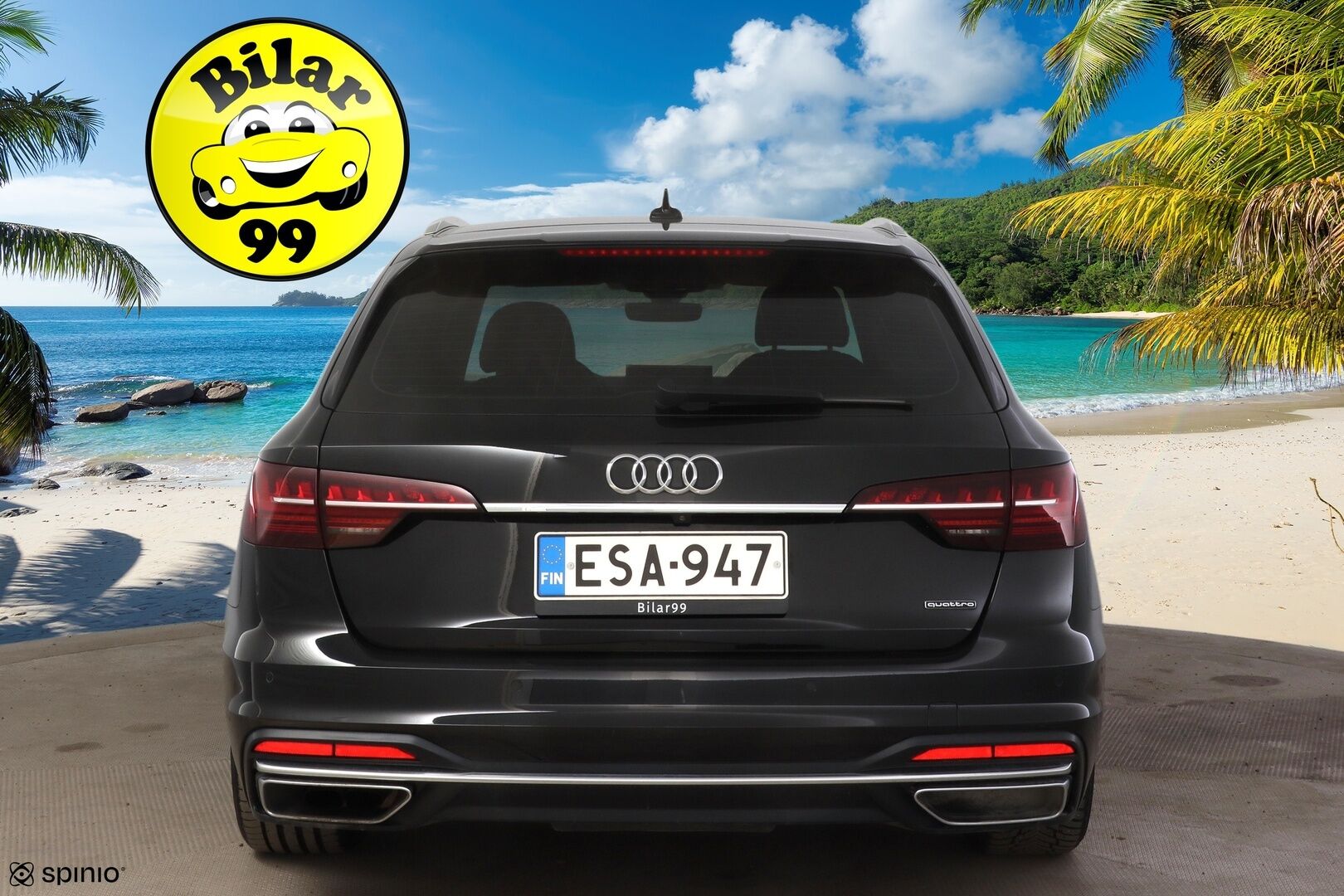 Audi A4 2022 Avant Business Advanced 40 TDI 150 kW MHEV quattro S tronic * Webasto / Koukku / ACC / Matrix / P.Kamera / Sportpenkit * - Panorama / 1-om Suomi-auto / Kahdet renkaat aluvanteilla / Merkkihuollot - HULLUT AVAJAISHULINAT KORKOTARJOUS 3,29 %