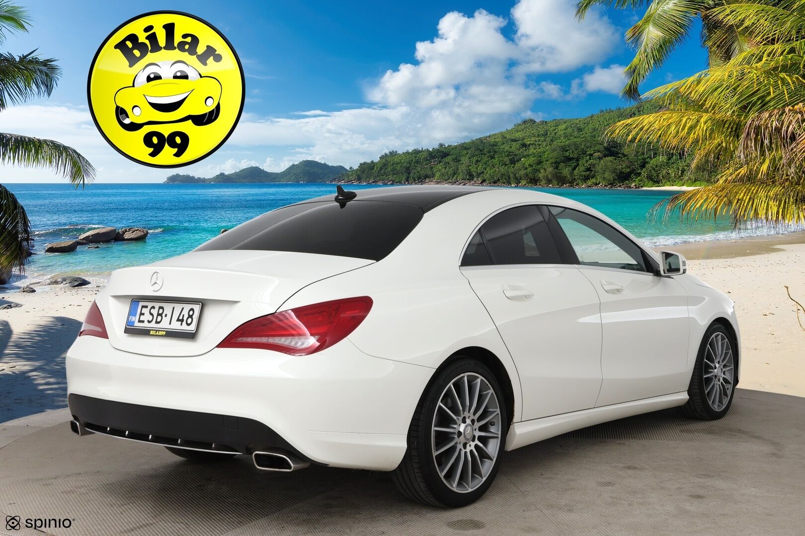 Mercedes-Benz CLA 2016 200 Sedan / P. Kamera / Nahkasisusta / Vakkari / 2x Renkaat / AMG Styling - Fiksut kilometrit & 2x renkaat aluvantein!