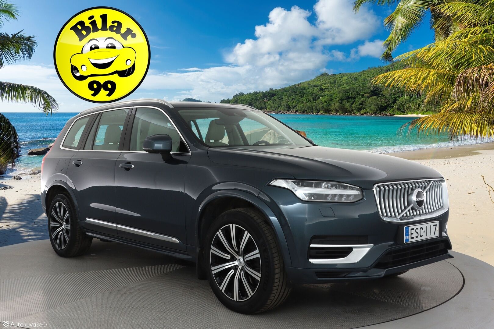 Volvo XC90 2020 T8 TwE AWD Inscription 7p **Adapt. vakkari / Pa-lämmitin / Muistipenkit / Koukku / Full-LED / Apple&Android / P.kamera** - 3,99 % KORKOTARJOUS TÄHÄN AUTOON - 31.5. ASTI! - 1-om. Suomi-auto / Akku kuntotarkistettu / Merkkihuollettu / Navi / VOC