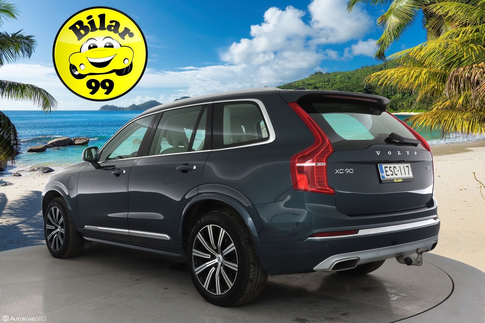 Volvo XC90 2020 T8 TwE AWD Inscription 7p **Adapt. vakkari / Pa-lämmitin / Muistipenkit / Koukku / Full-LED / Apple&Android / P.kamera** - 3,99 % KORKOTARJOUS TÄHÄN AUTOON - 31.5. ASTI! - 1-om. Suomi-auto / Akku kuntotarkistettu / Merkkihuollettu / Navi / VOC