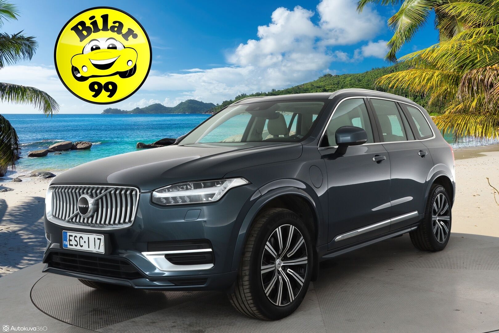 Volvo XC90 2020 T8 TwE AWD Inscription 7p **Adapt. vakkari / Pa-lämmitin / Muistipenkit / Koukku / Full-LED / Apple&Android / P.kamera** - 3,99 % KORKOTARJOUS TÄHÄN AUTOON - 31.5. ASTI! - 1-om. Suomi-auto / Akku kuntotarkistettu / Merkkihuollettu / Navi / VOC