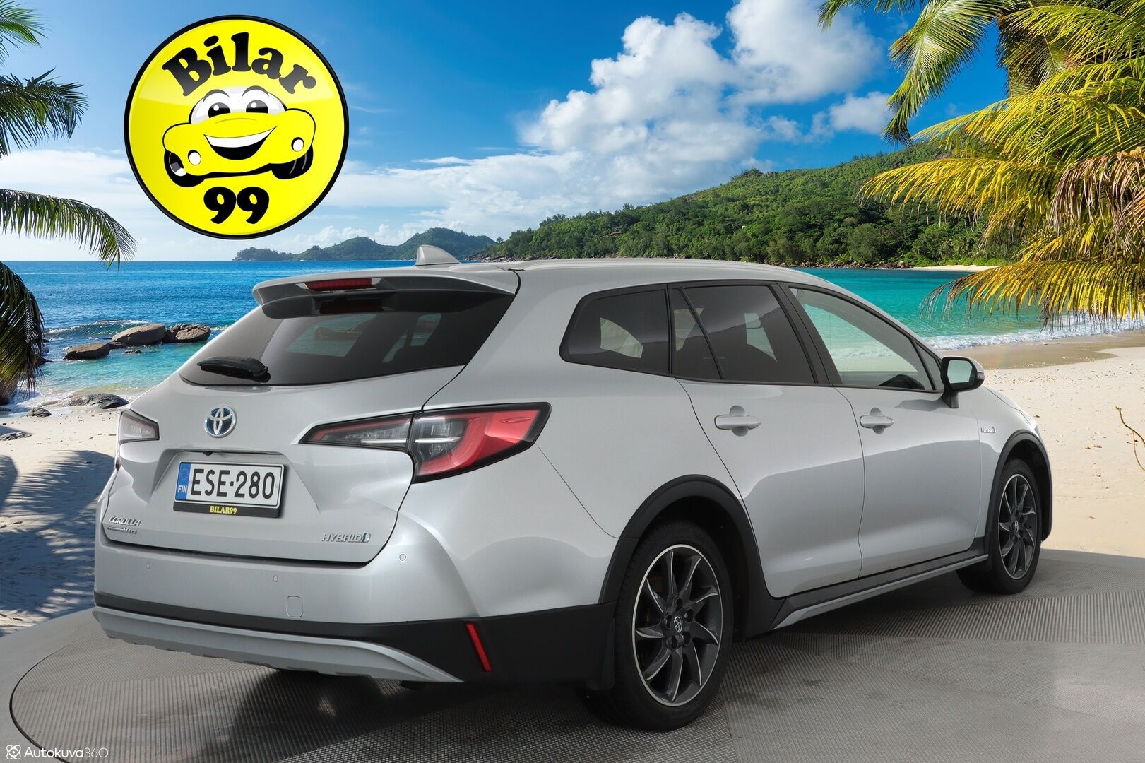 Toyota Corolla 2020 Touring Sports 1,8 Hybrid TREK ** Adapt.Vakkari / P.kamera / LED-valot / Sisätilanlämmitin / Navi / KeylessGO ** - Suomi-auto / Merkkihuollettu / 2x Renkaat 