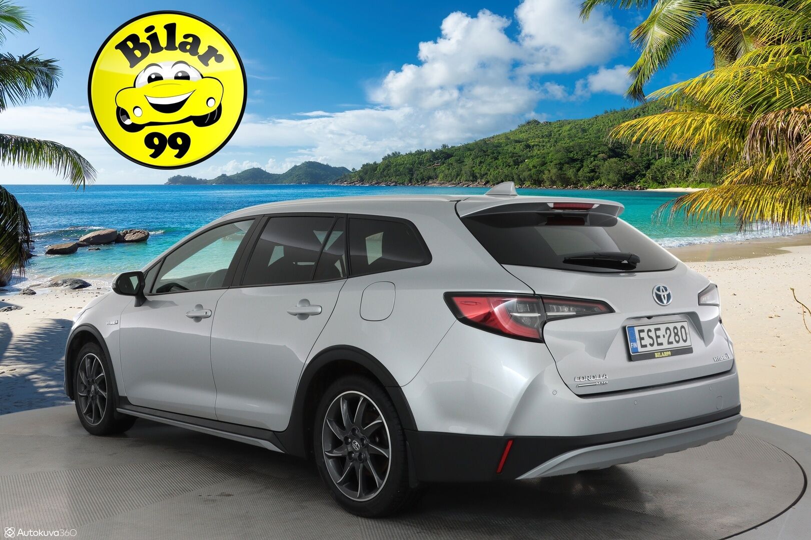 Toyota Corolla 2020 Touring Sports 1,8 Hybrid TREK ** Adapt.Vakkari / P.kamera / LED-valot / Sisätilanlämmitin / Navi / KeylessGO ** - Suomi-auto / Merkkihuollettu / 2x Renkaat 