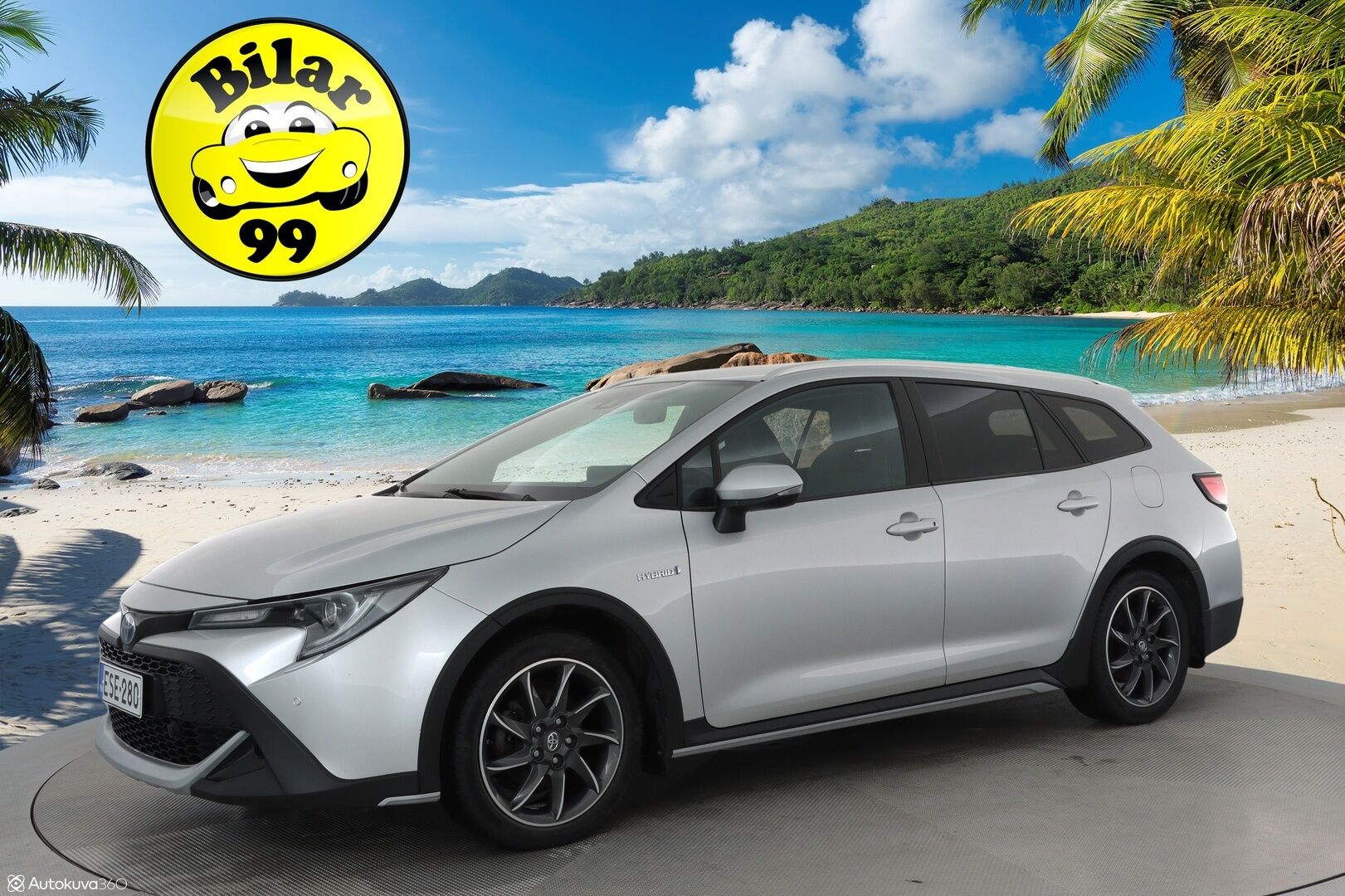 Toyota Corolla 2020 Touring Sports 1,8 Hybrid TREK ** Adapt.Vakkari / P.kamera / LED-valot / Sisätilanlämmitin / Navi / KeylessGO ** - Suomi-auto / Merkkihuollettu / 2x Renkaat 