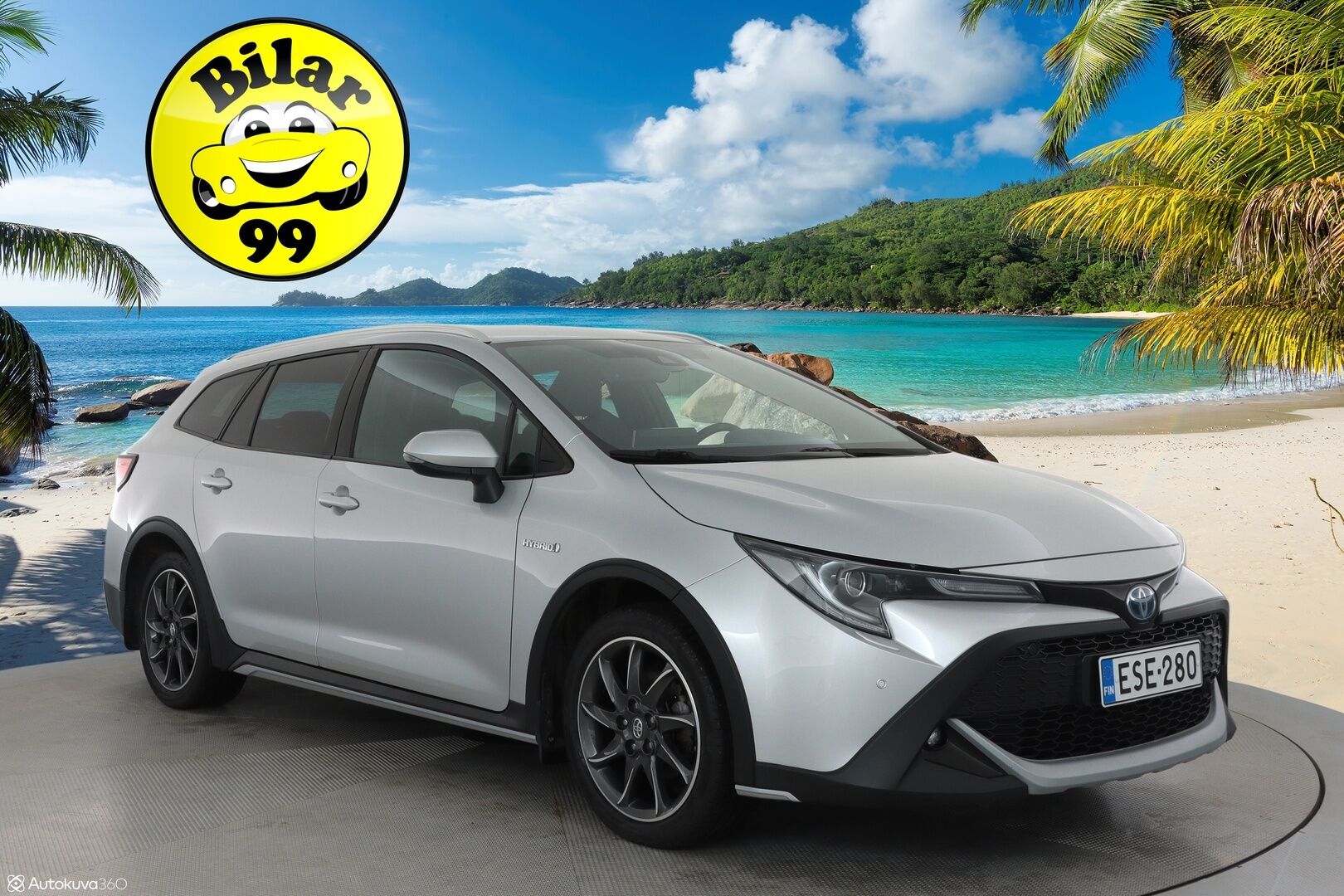 Toyota Corolla 2020 Touring Sports 1,8 Hybrid TREK ** Adapt.Vakkari / P.kamera / LED-valot / Sisätilanlämmitin / Navi / KeylessGO ** - Suomi-auto / Merkkihuollettu / 2x Renkaat 