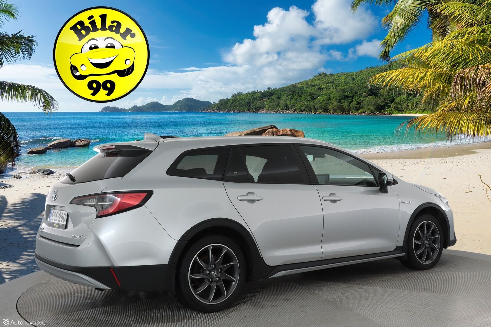 Toyota Corolla 2020 Touring Sports 1,8 Hybrid TREK ** Adapt.Vakkari / P.kamera / LED-valot / Sisätilanlämmitin / Navi / KeylessGO ** - Suomi-auto / Merkkihuollettu / 2x Renkaat 