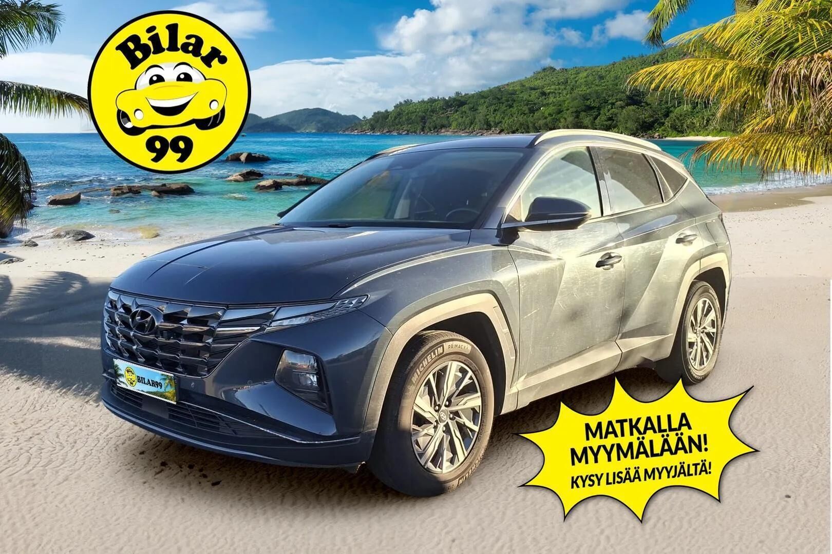 Hyundai Tucson 2022 1.6 T-GDi 230 hv Hybrid 6AT Premium - Suomi-auto | ACC | BLIS | Navi | LED-ajovalot | Kaistavahti | P.kamera + tutkat | KRELL Premium Audio | Ajastettava lämmitin | Lämmitettävä ohjauspyörä | Bluelink | Lohkolämmitin | 2x renkaat aluin | 