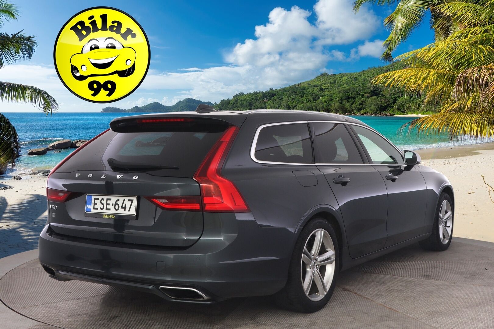Volvo V90 2017 T8 AWD R-Design aut *Taittuva Koukku / Webasto / Crystal* - *Tilava / Taloudellinen / Farmari*
