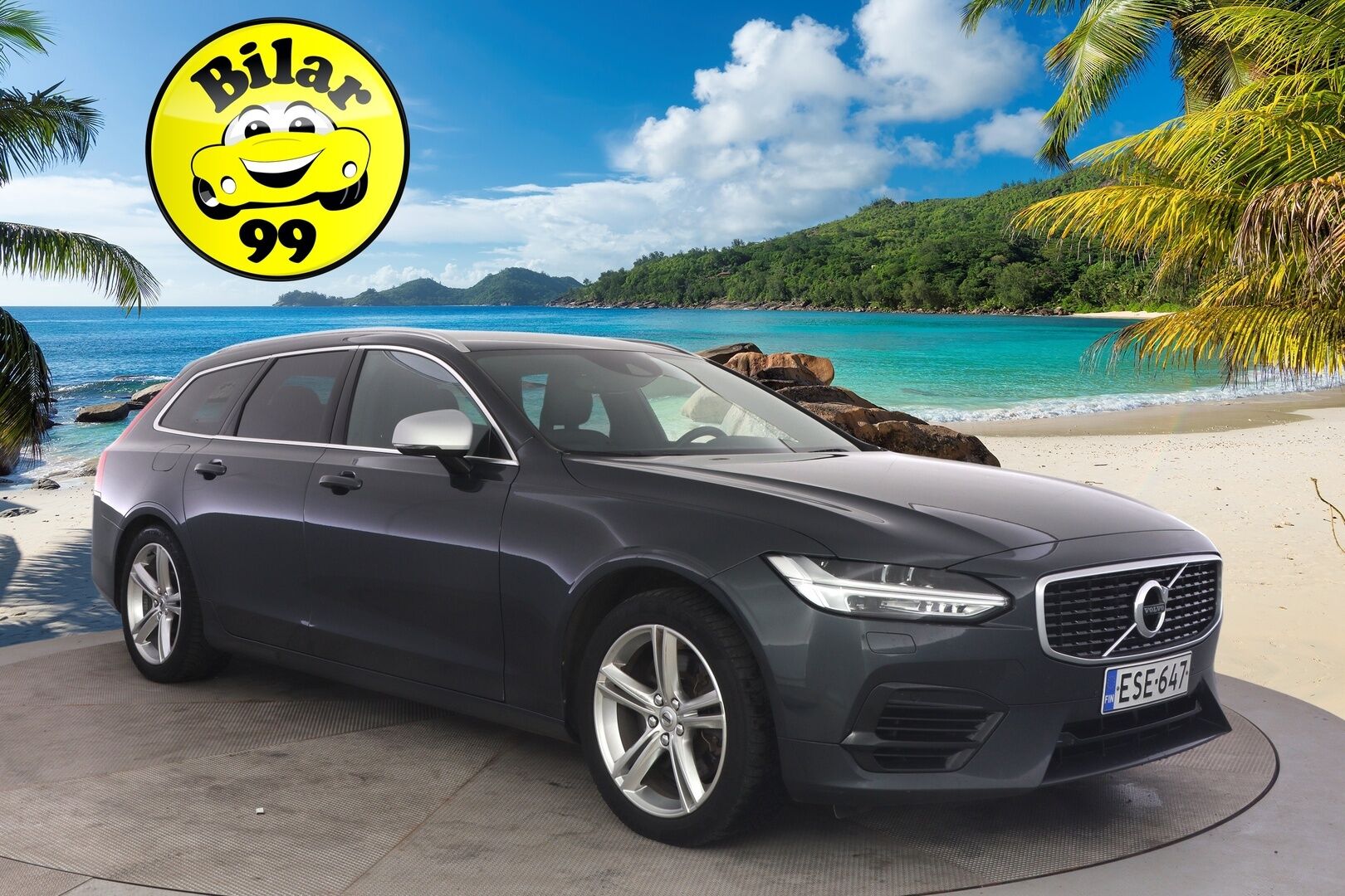 Volvo V90 2017 T8 AWD R-Design aut *Taittuva Koukku / Webasto / Crystal Vaihteen valitsin** - *Tilava / Taloudellinen / Farmari* - HULLUT BLACKWEEK JATKOT - KORKOTARJOUS 2,49%