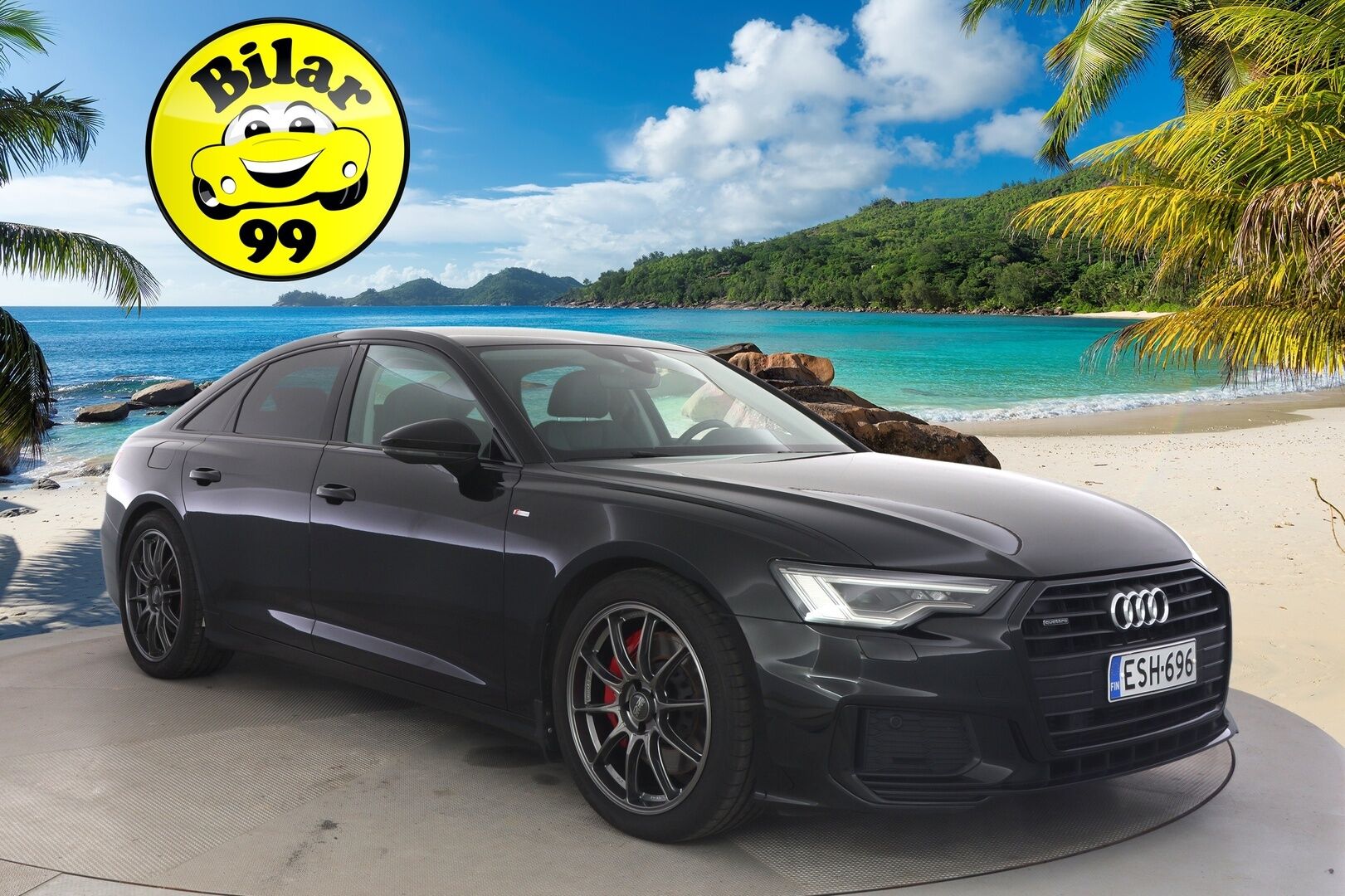 Audi A6 2020 Sedan S-Line Business Sport 55 TFSI e quattro S tronic - 3,99 % KORKOTARJOUS TÄHÄN AUTOON - Vakkari / P-kamera / Matrix LED / Esilämmitys / Puolinahka Sporttipenkit / KeylessGo / 2x renkaat / Apple CarPlay