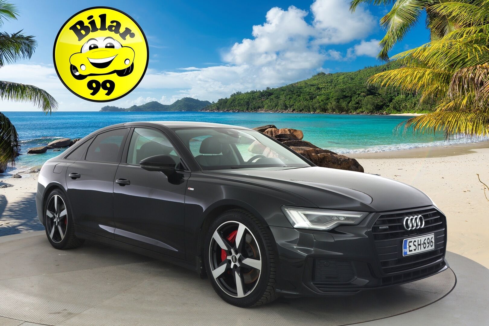 Audi A6 2020 Sedan S-Line Business Sport 55 TFSI e quattro S tronic - 3,99 % KORKOTARJOUS TÄHÄN AUTOON - Vakkari / P-kamera / Matrix LED / Esilämmitys / Puolinahka Sporttipenkit / KeylessGo / 2x renkaat / Apple CarPlay