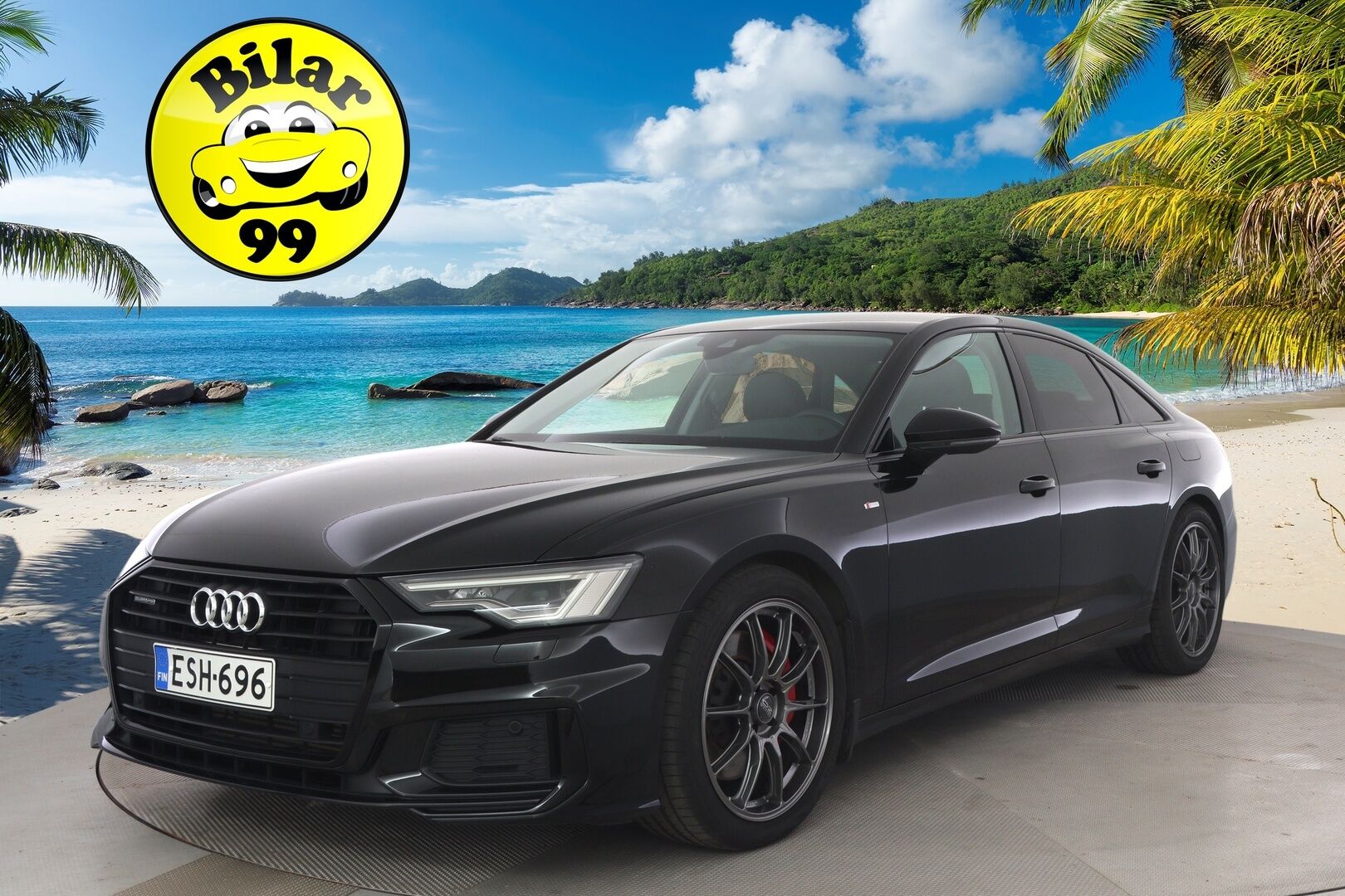 Audi A6 2020 Sedan S-Line Business Sport 55 TFSI e quattro S tronic - 3,99 % KORKOTARJOUS TÄHÄN AUTOON - Vakkari / P-kamera / Matrix LED / Esilämmitys / Puolinahka Sporttipenkit / KeylessGo / 2x renkaat / Apple CarPlay