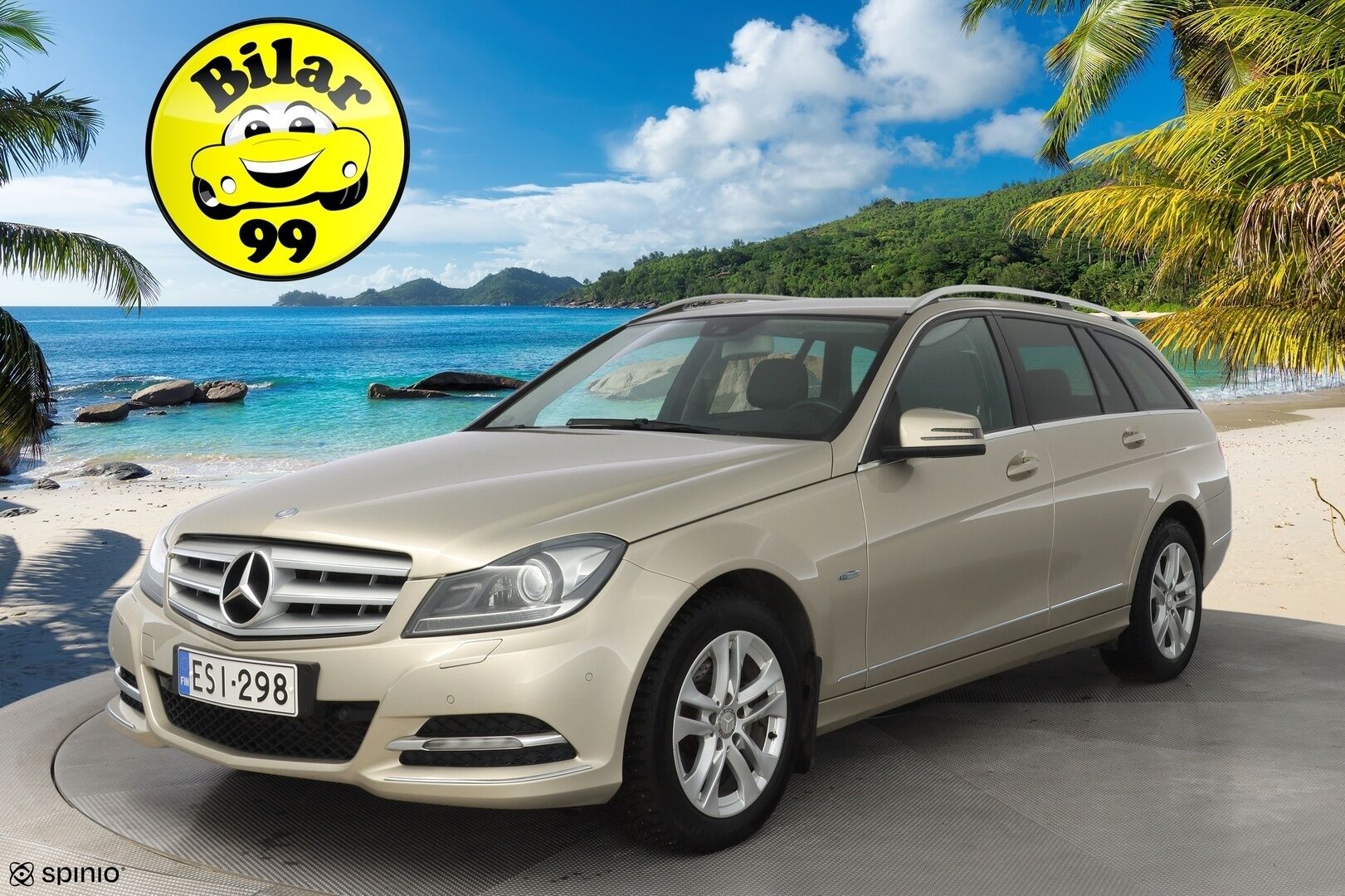 Mercedes-Benz C 2011 180 BE T A Premium Business - | Suomi-auto | Kauko-Webasto | Vetokoukku | Puolinahat | Sähköluukku | 