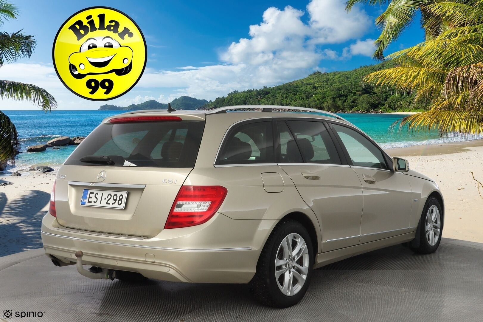 Mercedes-Benz C 2011 180 BE T A Premium Business - | Suomi-auto | Kauko-Webasto | Vetokoukku | Puolinahat | Sähköluukku | 