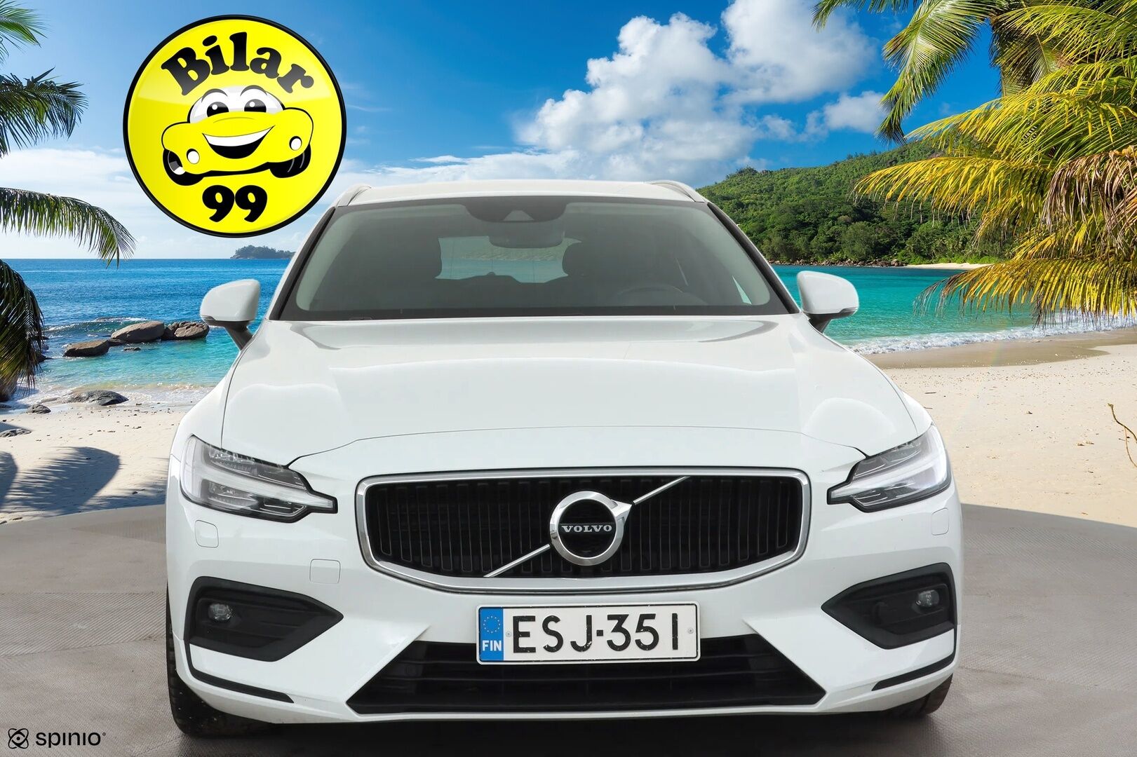 Volvo V60 2021 D3 AWD Business aut * Webasto / Koukku / ACC / Full-LED / P.kamera / Kaistavahti / Keyless * - Suomi-auto / Merkkihuollot / Kahdet renkaat aluvanteilla 