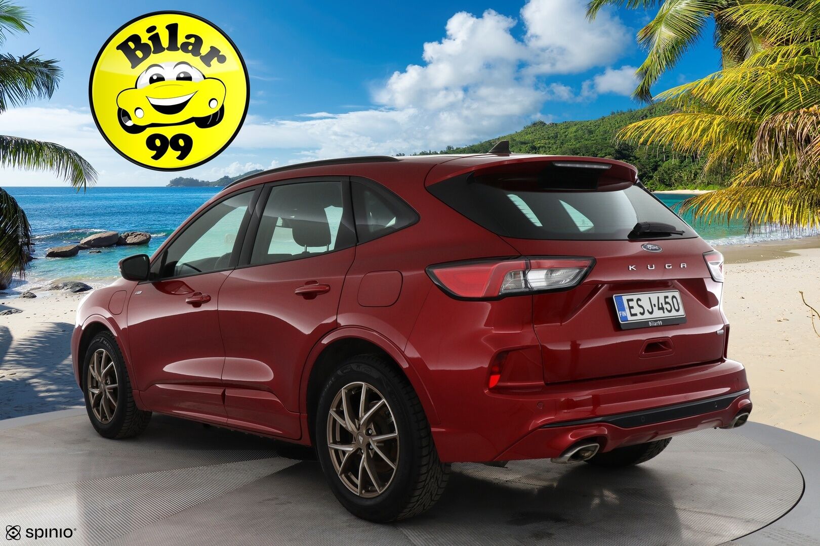 Ford Kuga 2020 2,5 Ladattava hybridi (PHEV) 225hv CVT FWD ST-Line 5-ovinen ** Suomi-auto / ACC / Lämmitettävä tuulilasi / - Todella siisti / Akku kuntotarkastettu