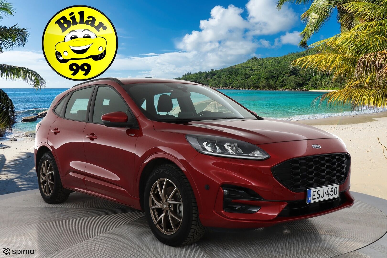 Ford Kuga 2020 2,5 Ladattava hybridi (PHEV) 225hv CVT FWD ST-Line 5-ovinen ** Suomi-auto / ACC / Lämmitettävä tuulilasi / - Todella siisti / Akku kuntotarkastettu