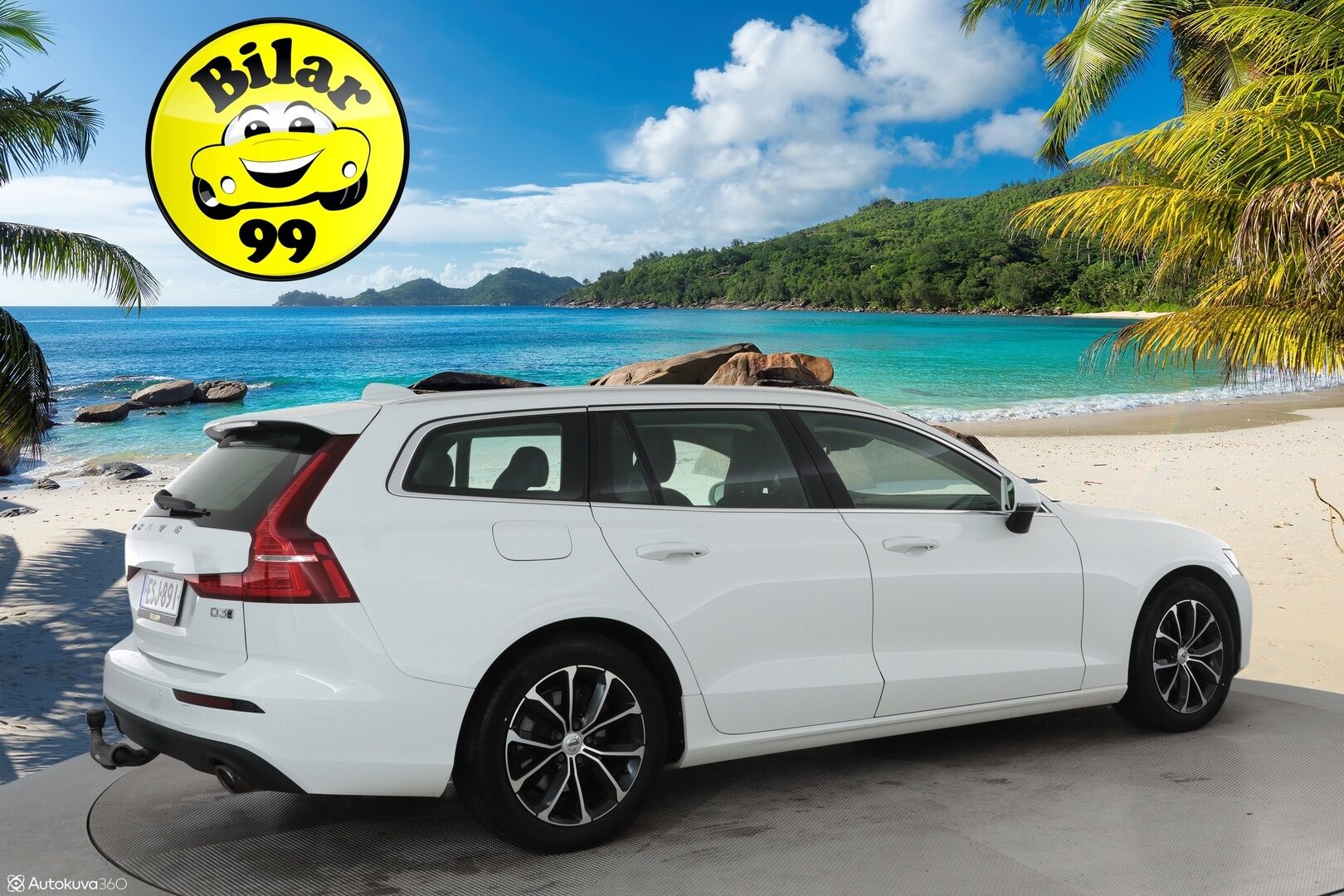 Volvo V60 2020 D3 AWD Momentum aut **Webasto / Koukku / KeylessGo / Full LED / BLIS / P.tutka** - Merkkihuollettu / Kahdet renkaat aluvanteilla