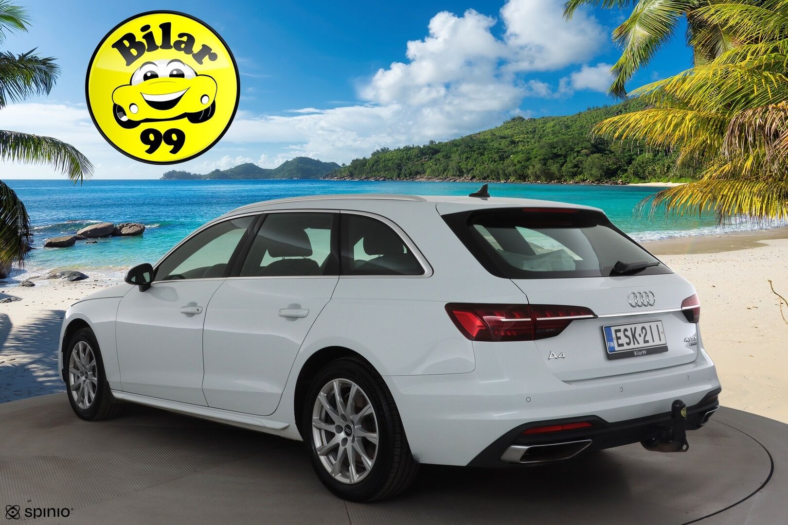 Audi A4 2022 Avant Business Advanced 40 TDI 140 kW quattro S tronic * Webasto / Koukku / ACC / Matrix / P.Tutkat / Sportpenkit * - 1-om Suomi-auto / Kahdet renkaat aluvanteilla / Merkkihuollot