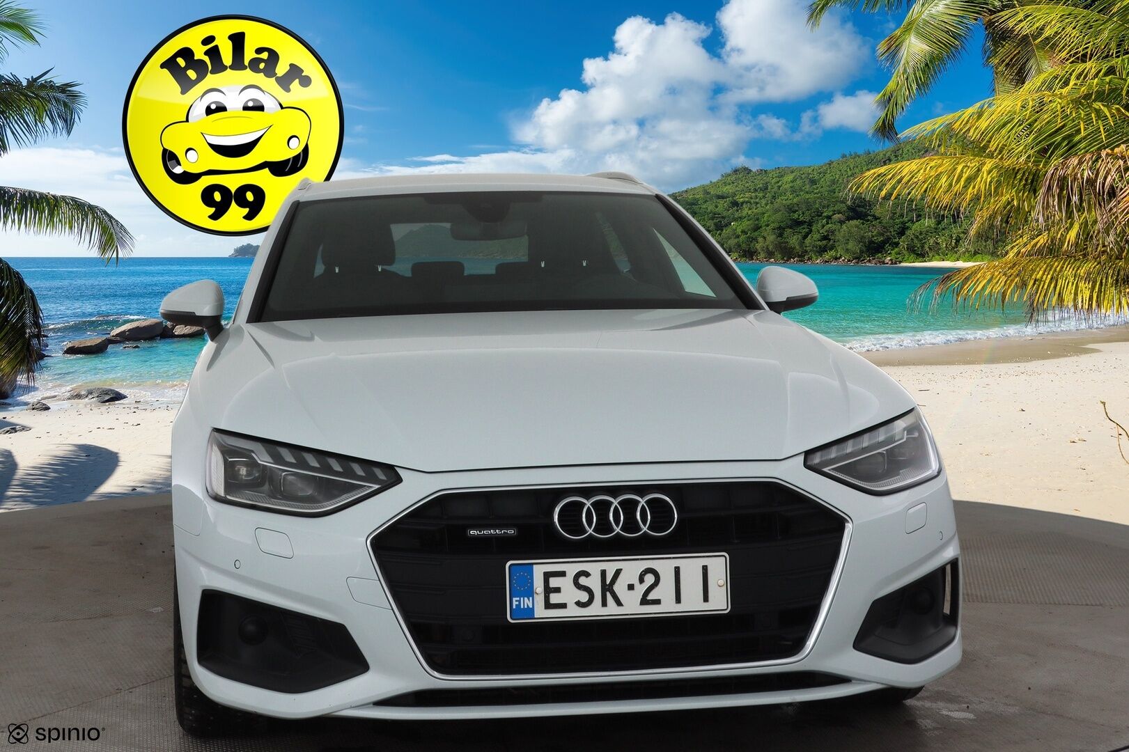 Audi A4 2022 Avant Business Advanced 40 TDI 140 kW quattro S tronic * Webasto / Koukku / ACC / Matrix / P.Tutkat / Sportpenkit * - 1-om Suomi-auto / Kahdet renkaat aluvanteilla / Merkkihuollot