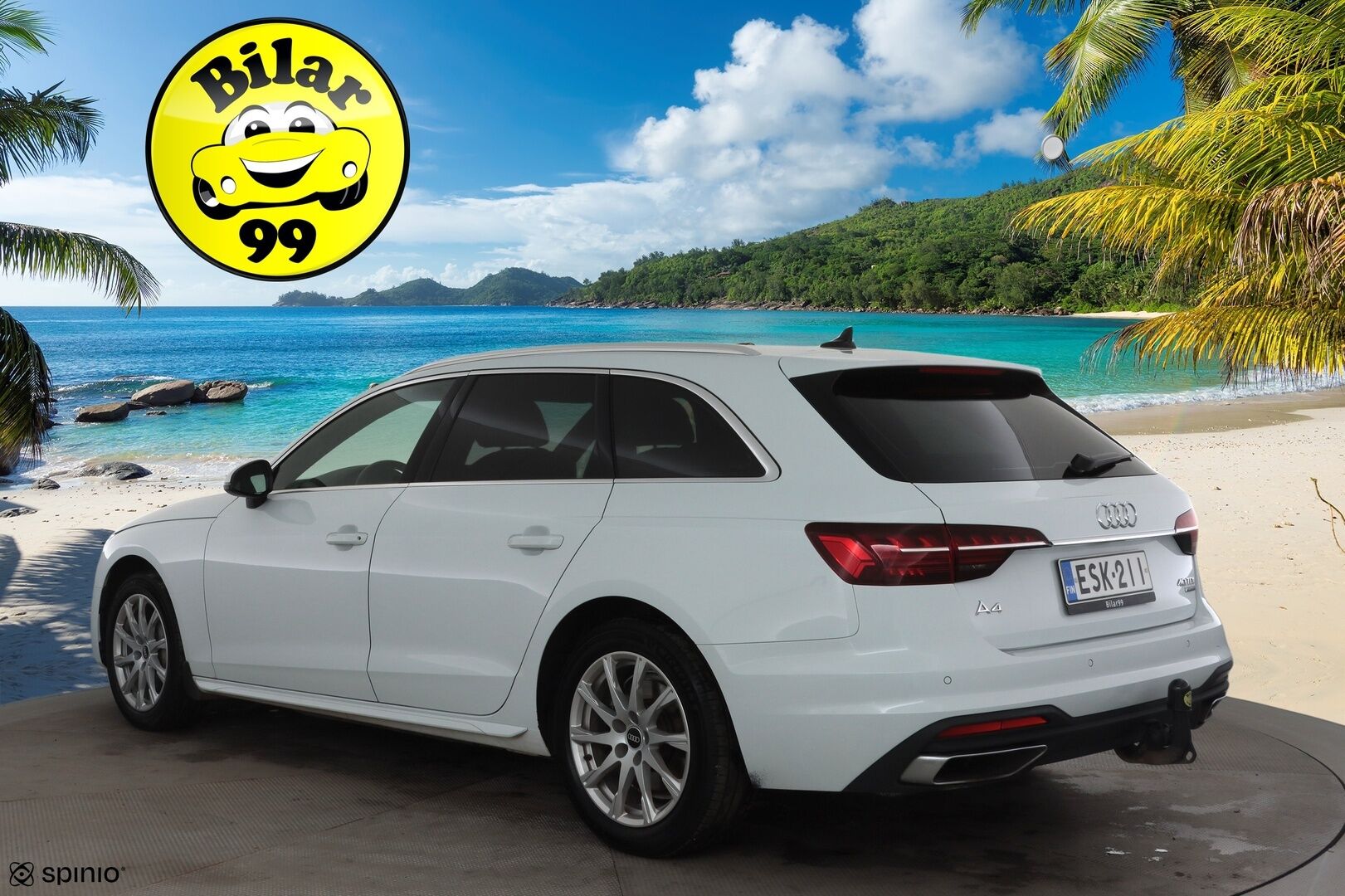 Audi A4 2022 Avant Business Advanced 40 TDI 140 kW quattro S tronic * Webasto / Koukku / ACC / Matrix / P.Tutkat / Sportpenkit * - 1-om Suomi-auto / Kahdet renkaat aluvanteilla / Merkkihuollot