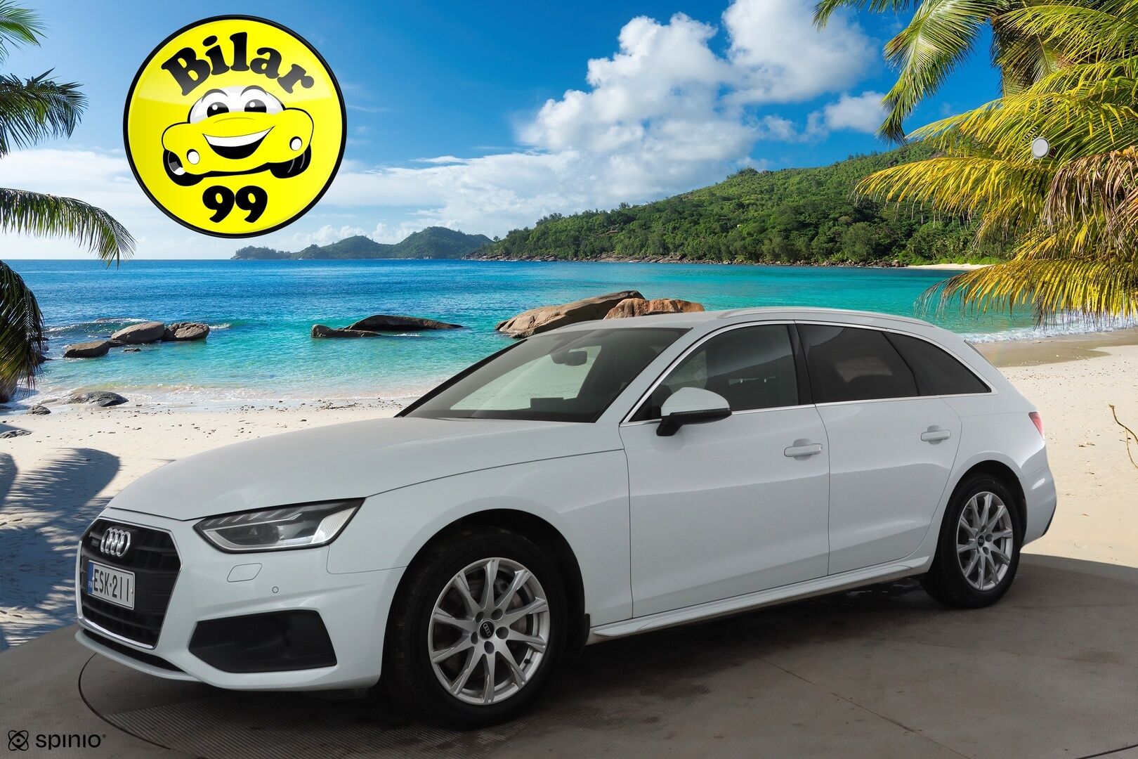 Audi A4 2022 Avant Business Advanced 40 TDI 140 kW quattro S tronic * Webasto / Koukku / ACC / Matrix / P.Tutkat / Sportpenkit * - 1-om Suomi-auto / Kahdet renkaat aluvanteilla / Merkkihuollot