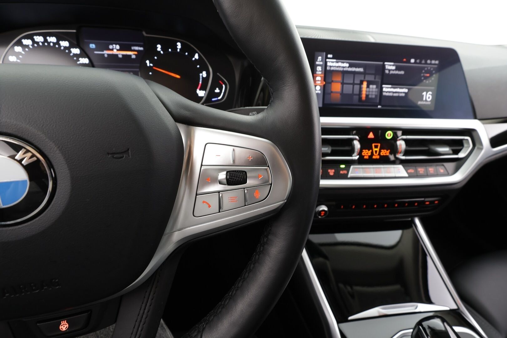 BMW 320 2022 G20 A xDrive Business Sport * HiFi / LED / Sportpenkit / P.tutkat / Kaistavahti / Vakkari / Sisätilanlämmitin * - 1-om Suomi-auto / Kahdet renkaat / Merkkihuollot