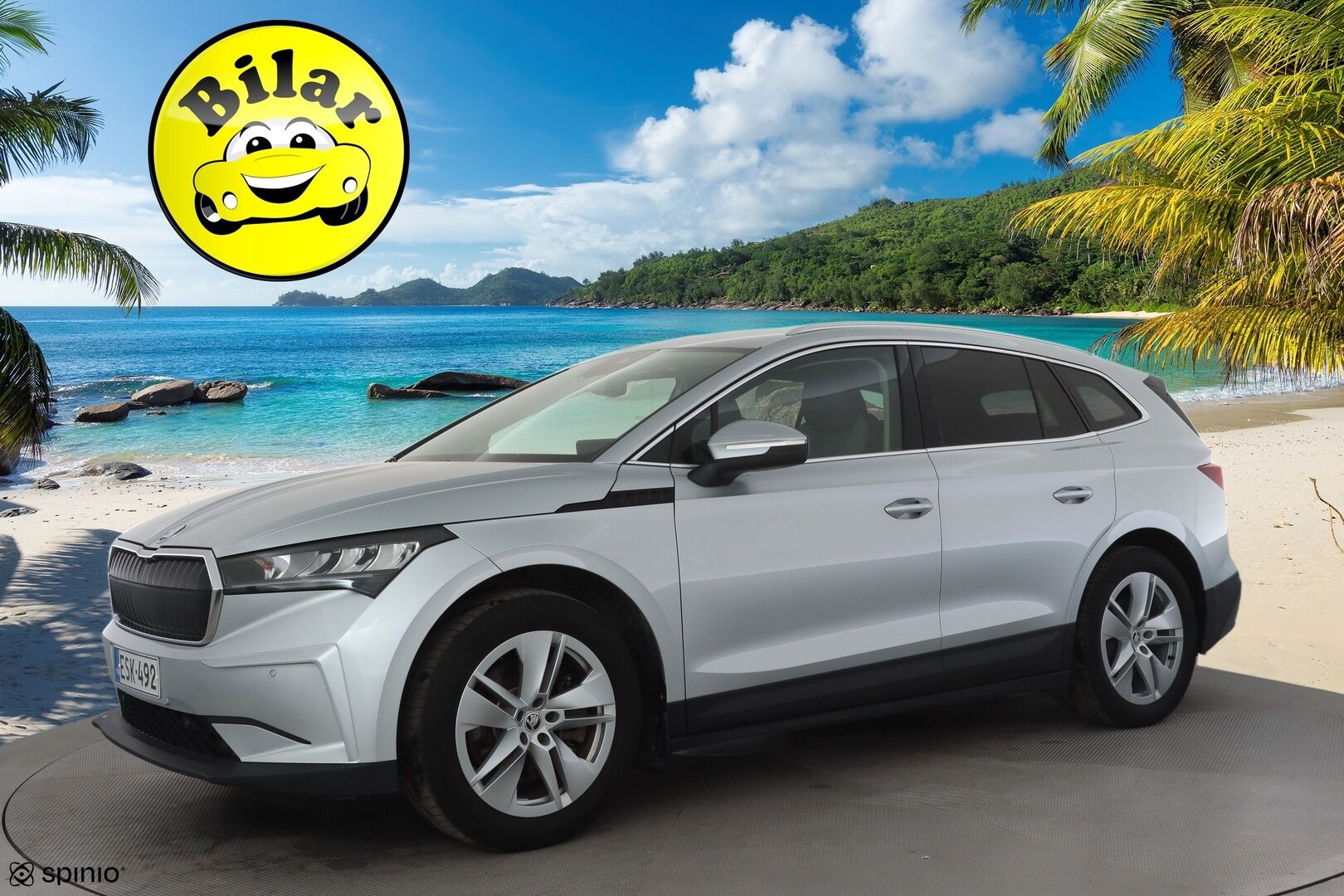 Skoda Enyaq 2022 80 Launch Edition iV - | ACC | ILP | LED | P.Kamera | Ratinlämmitys | Puolinahat | Keyless | Apple&Android | Suomi-auto | Kahdet Renkaat | Merkkihuollettu |