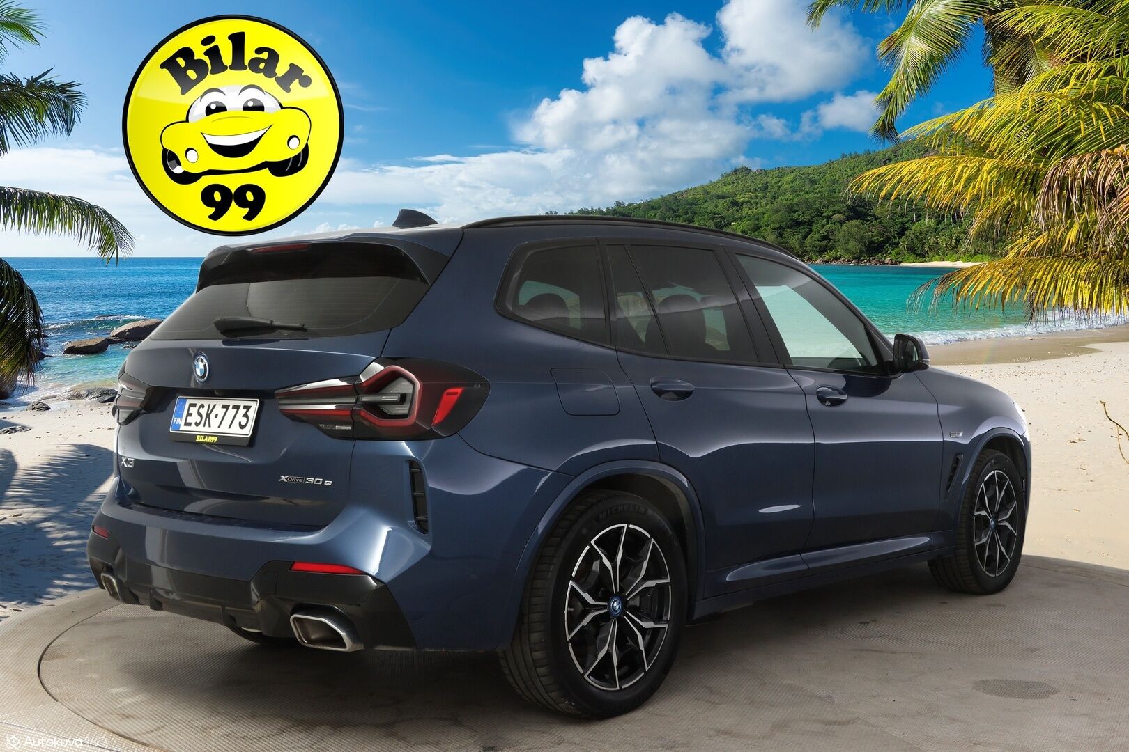 BMW X3 2022 G01 xDrive 30e A Charged Edition M Sport * Koukku / P-kamera / HiFi / Sporttipenkki muistilla / Ruskea nahkasisusta / LED-valot / Apple&Android * - 3,99 % KORKOTARJOUS TÄHÄN AUTOON - Todella näyttävä, hyvin varusteltu LCI mallinen X3 tarjolla edullisesti!